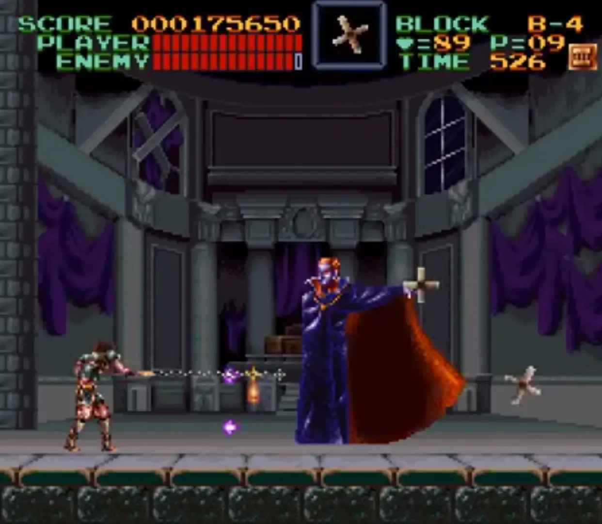 Captura de pantalla - Super Castlevania IV
