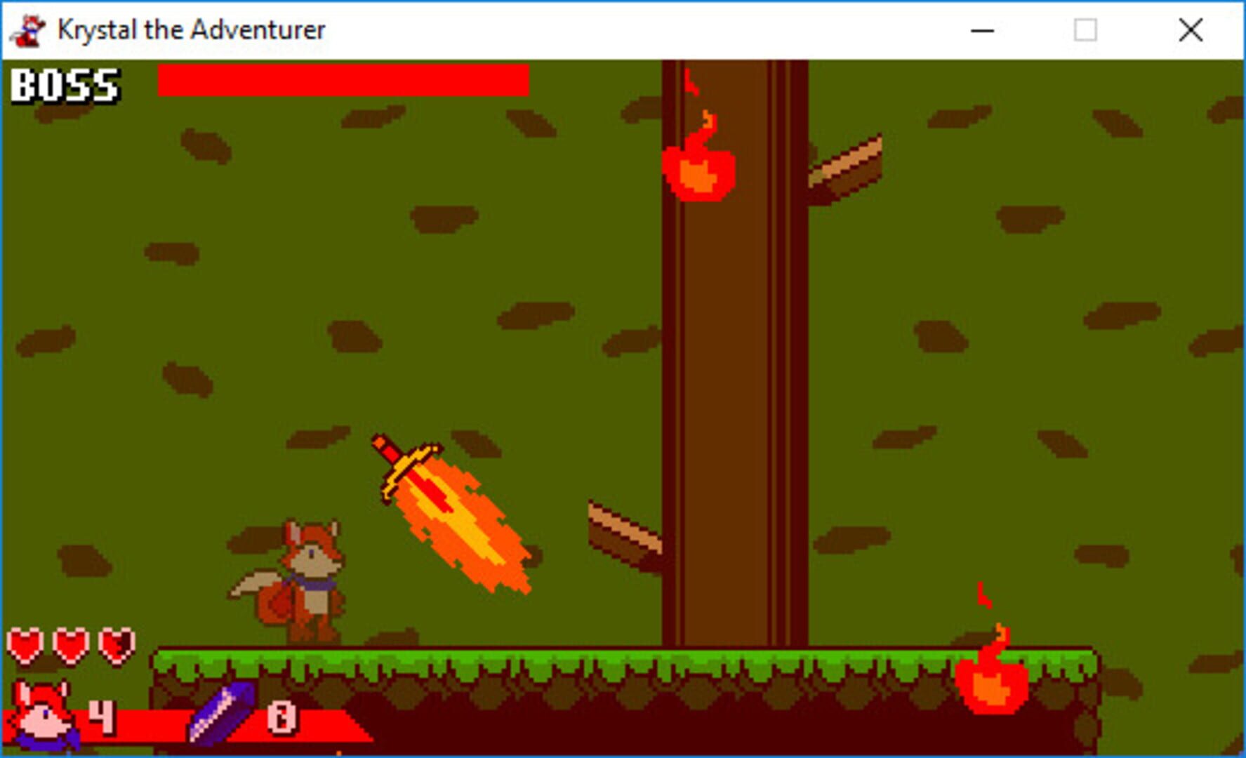Krystal the Adventurer - Screenshot