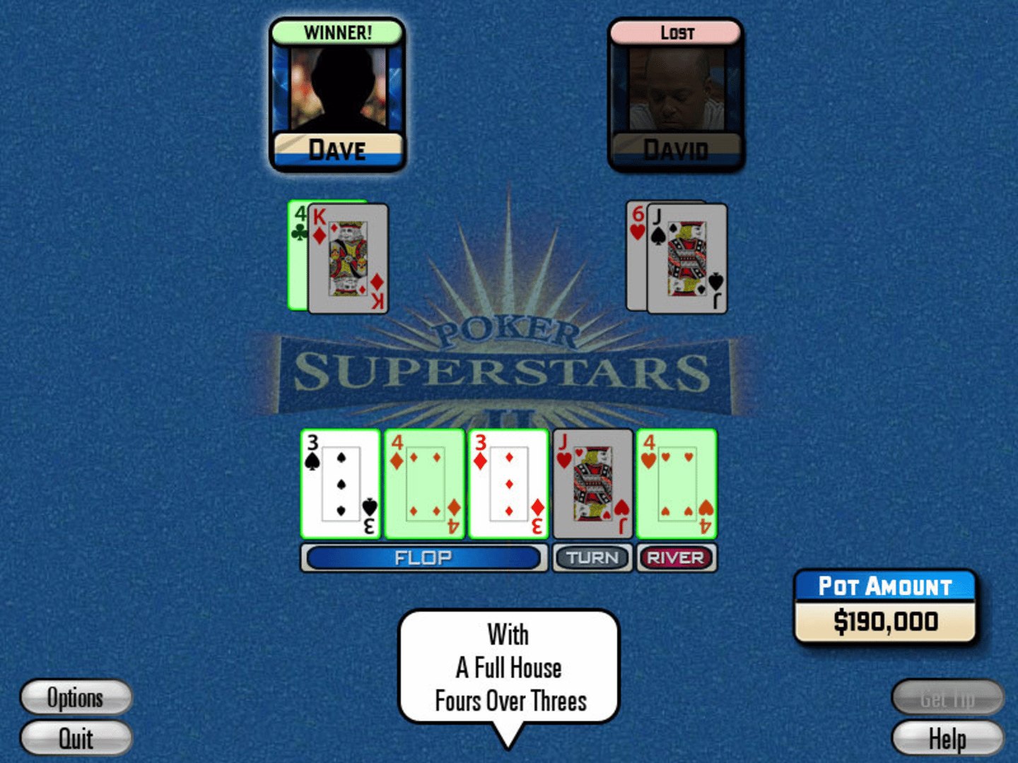 Poker Superstars II screenshot