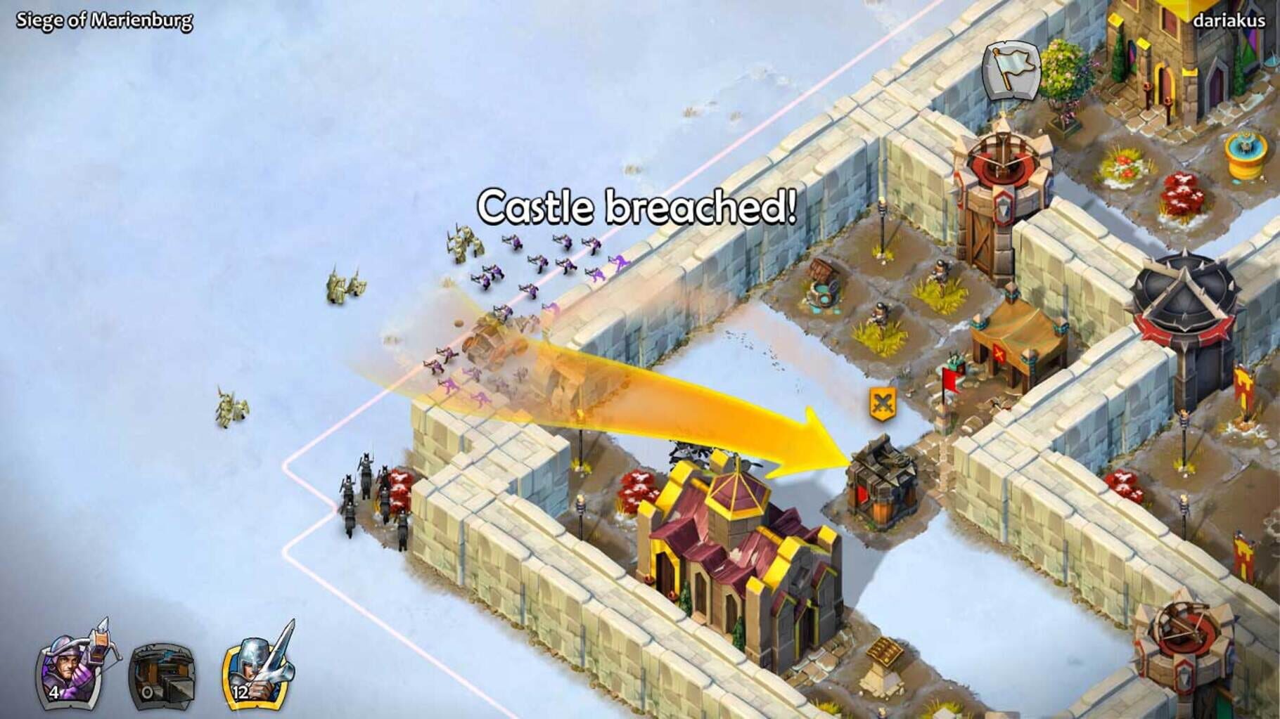 Captura de pantalla - Age of Empires: Castle Siege