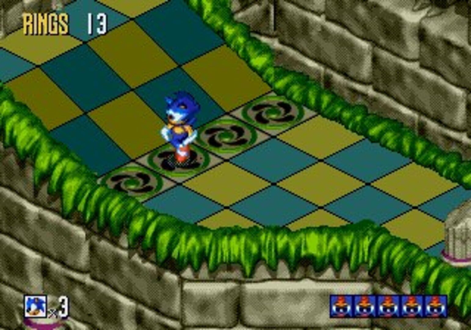 Captura de pantalla - Sonic 3D Blast