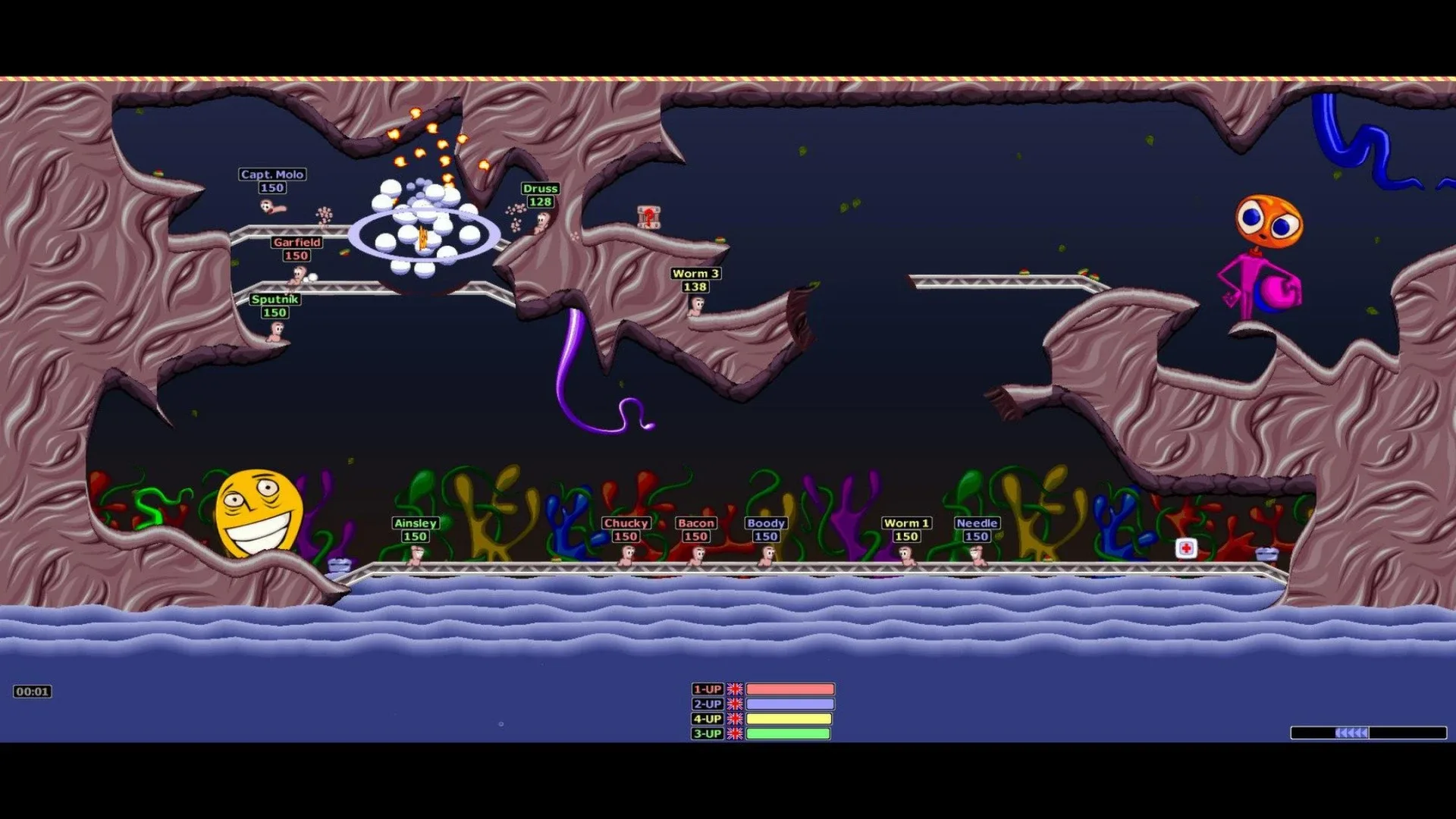 Captura de pantalla - Worms Armageddon