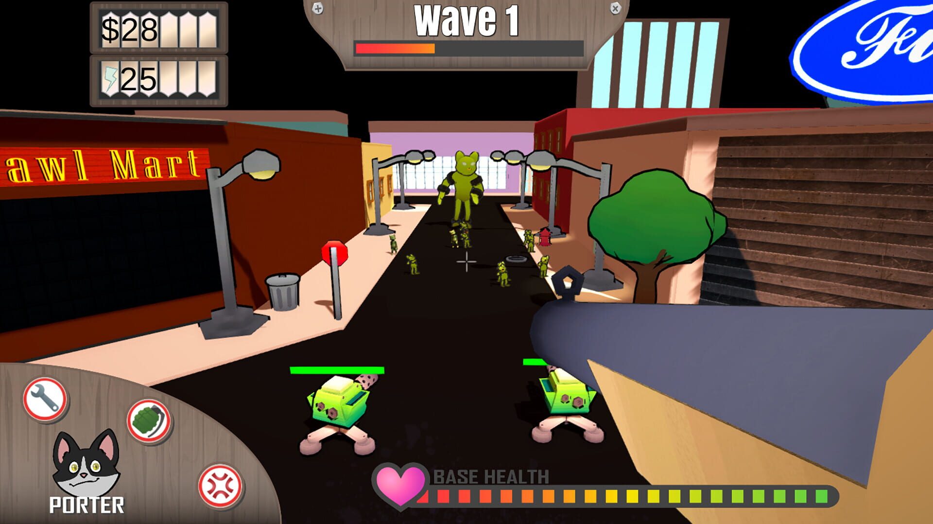 Zap Zap Zombie Cats - Screenshot