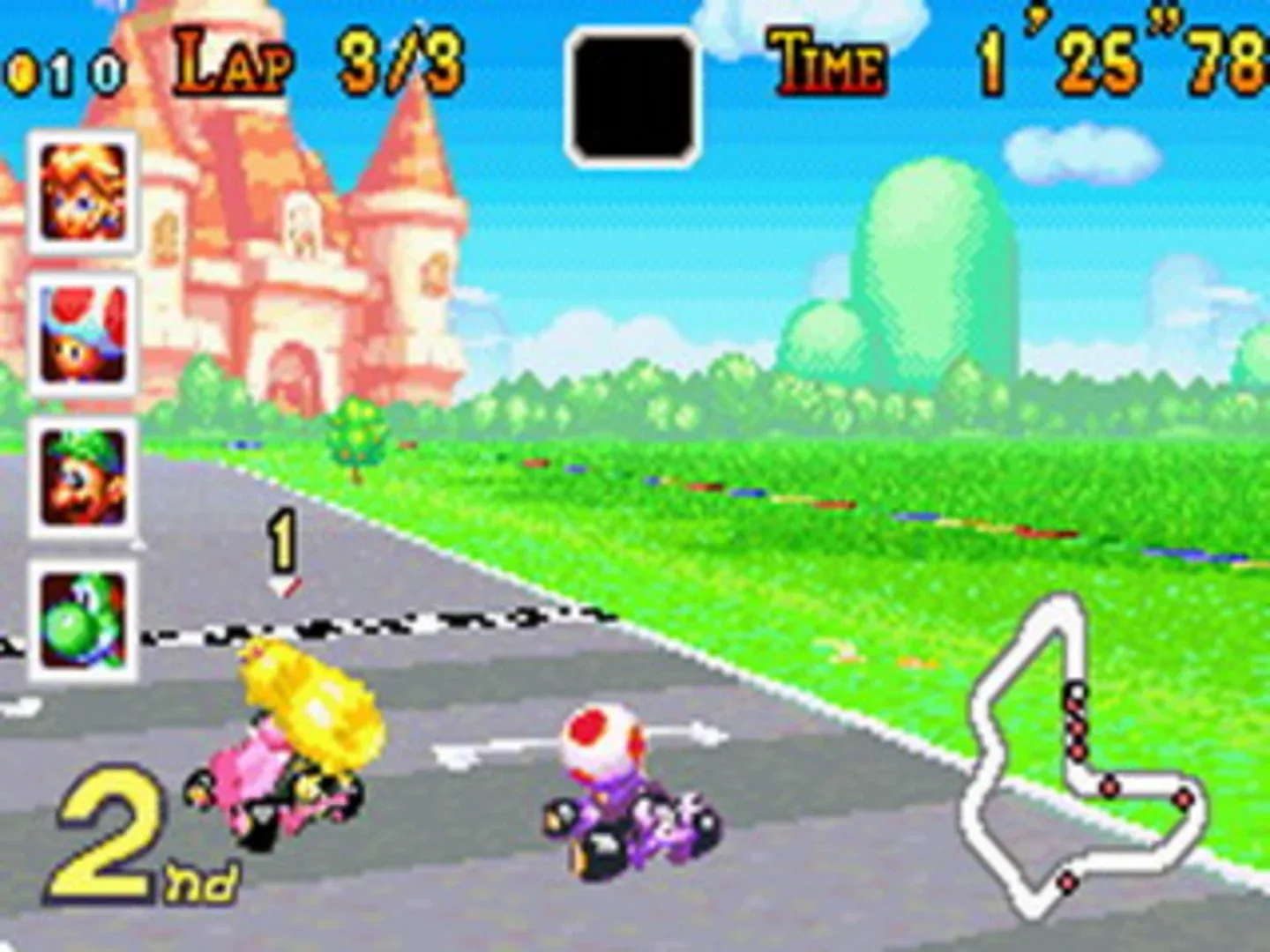 Captura de pantalla - Mario Kart: Super Circuit