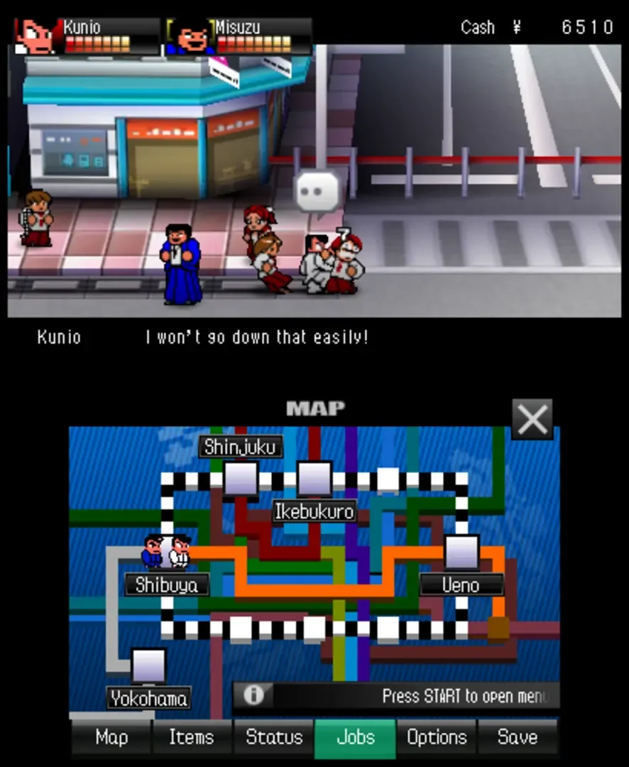 Captura de pantalla - River City: Tokyo Rumble