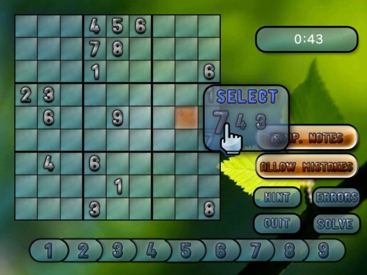 Captura de pantalla - Sudoku Challenge!