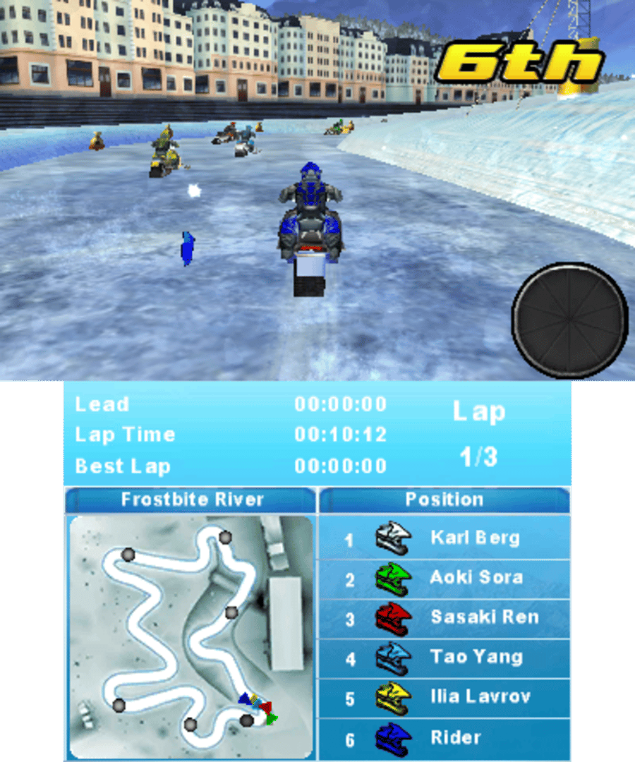 Snow Moto Racing 3D screenshot