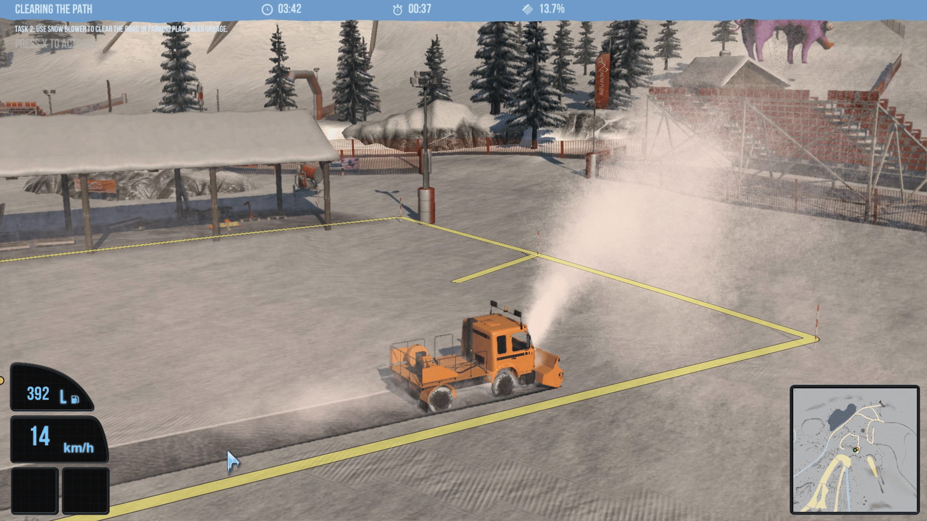 Snowcat Simulator screenshot