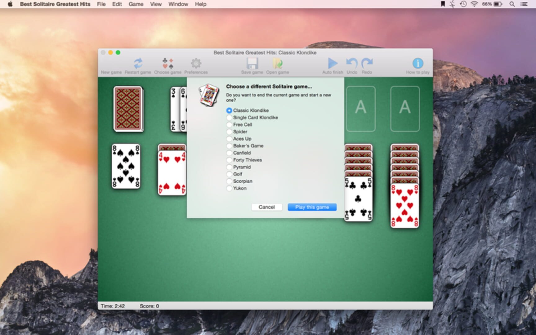 Best Solitaire Greatest Hits - Screenshot