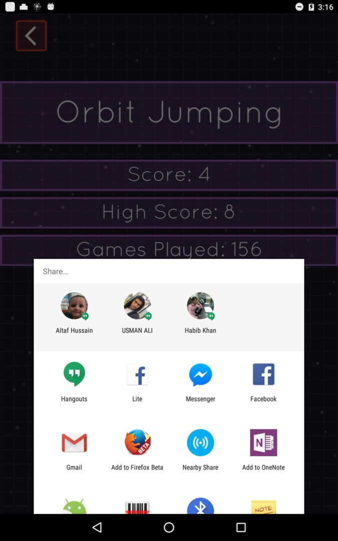 Orbit Jumping - Screenshot