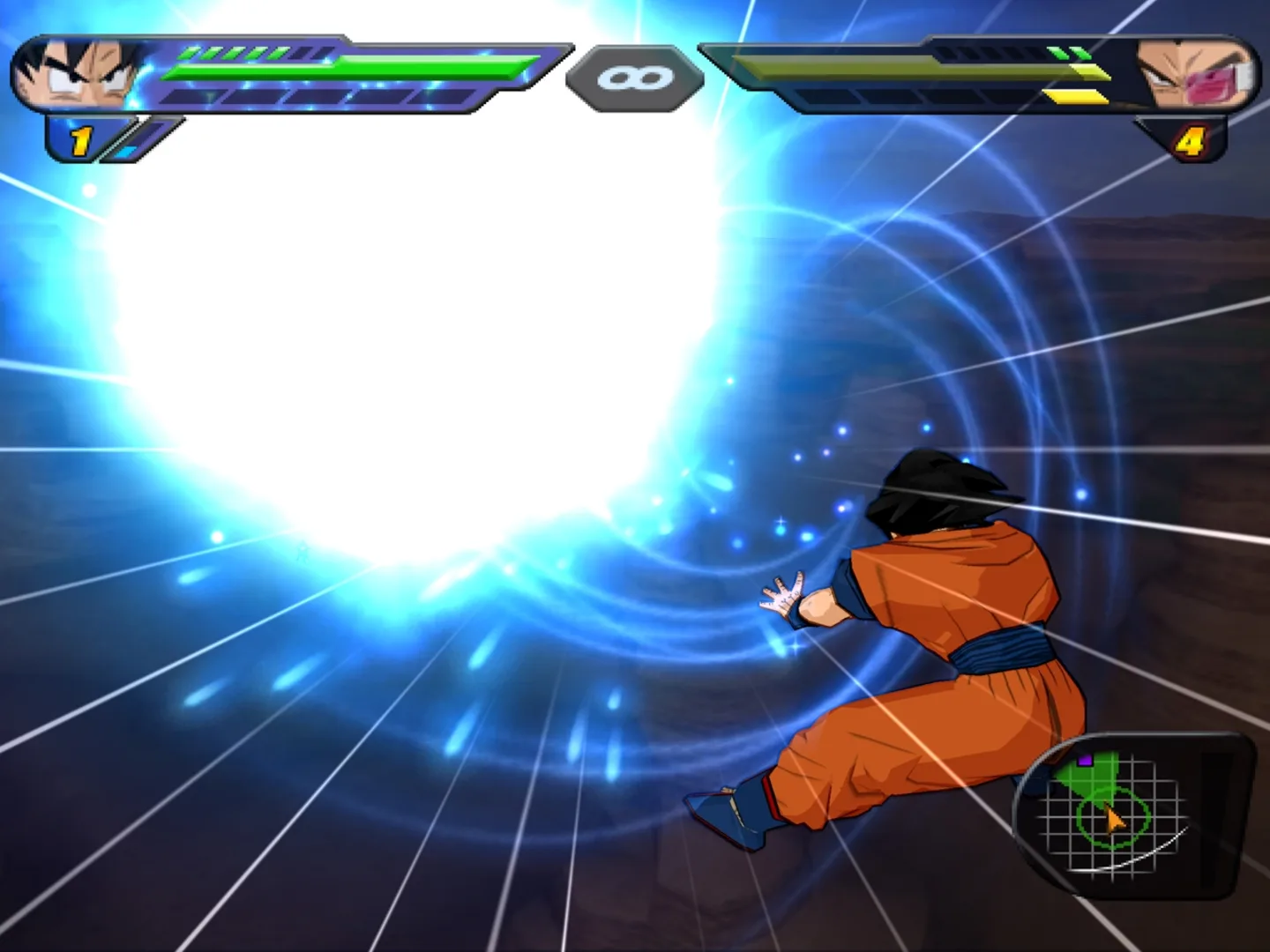 Captura de pantalla - Dragon Ball Z: Budokai Tenkaichi 2