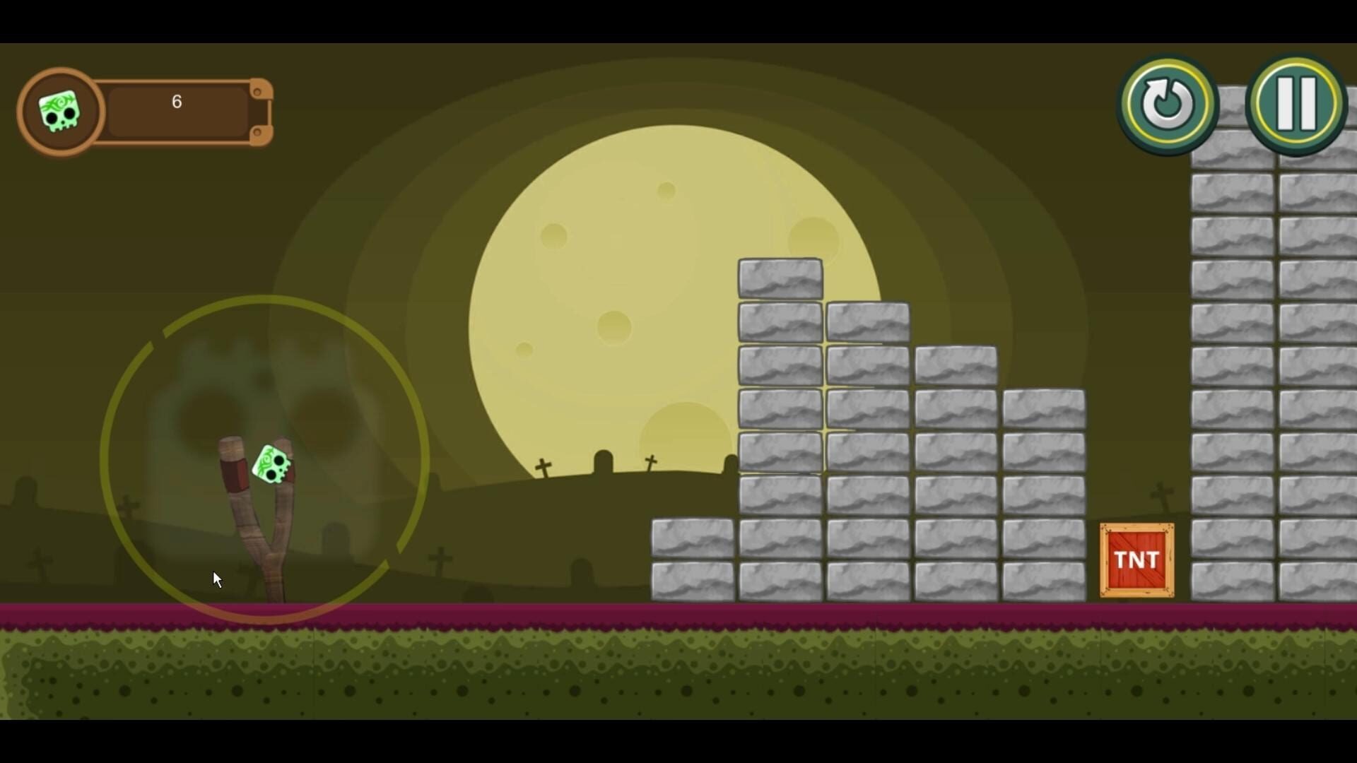 SlingSkull Zombies: Graveyard Shift - Screenshot