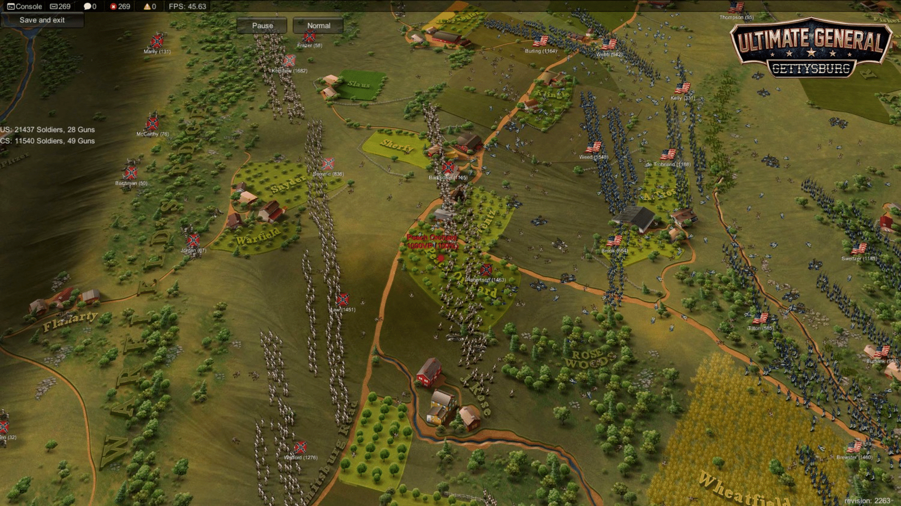 Ultimate General: Gettysburg screenshot