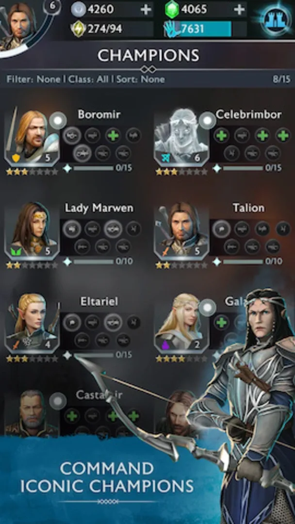 Captura de pantalla - Middle-earth: Shadow of War Mobile