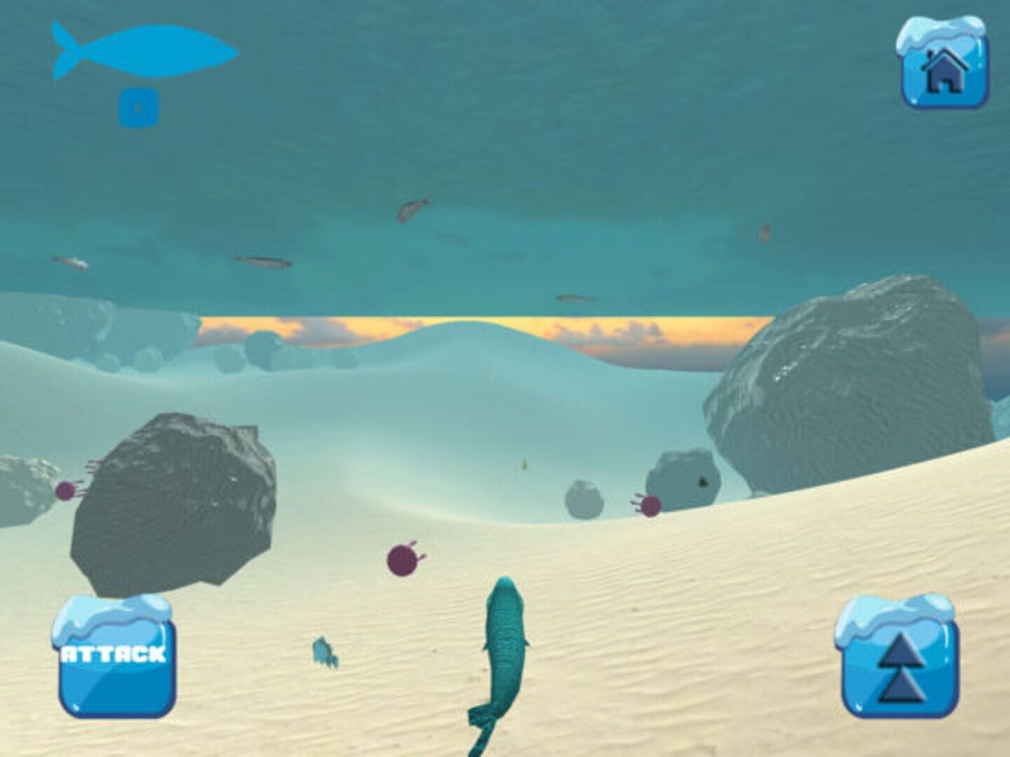 Explore Fish Feeding and Grow - Screenshot