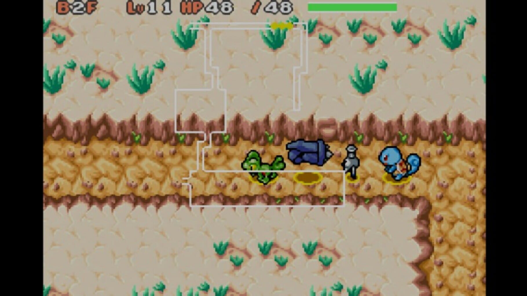 Captura de pantalla - Pokémon Mystery Dungeon: Red Rescue Team