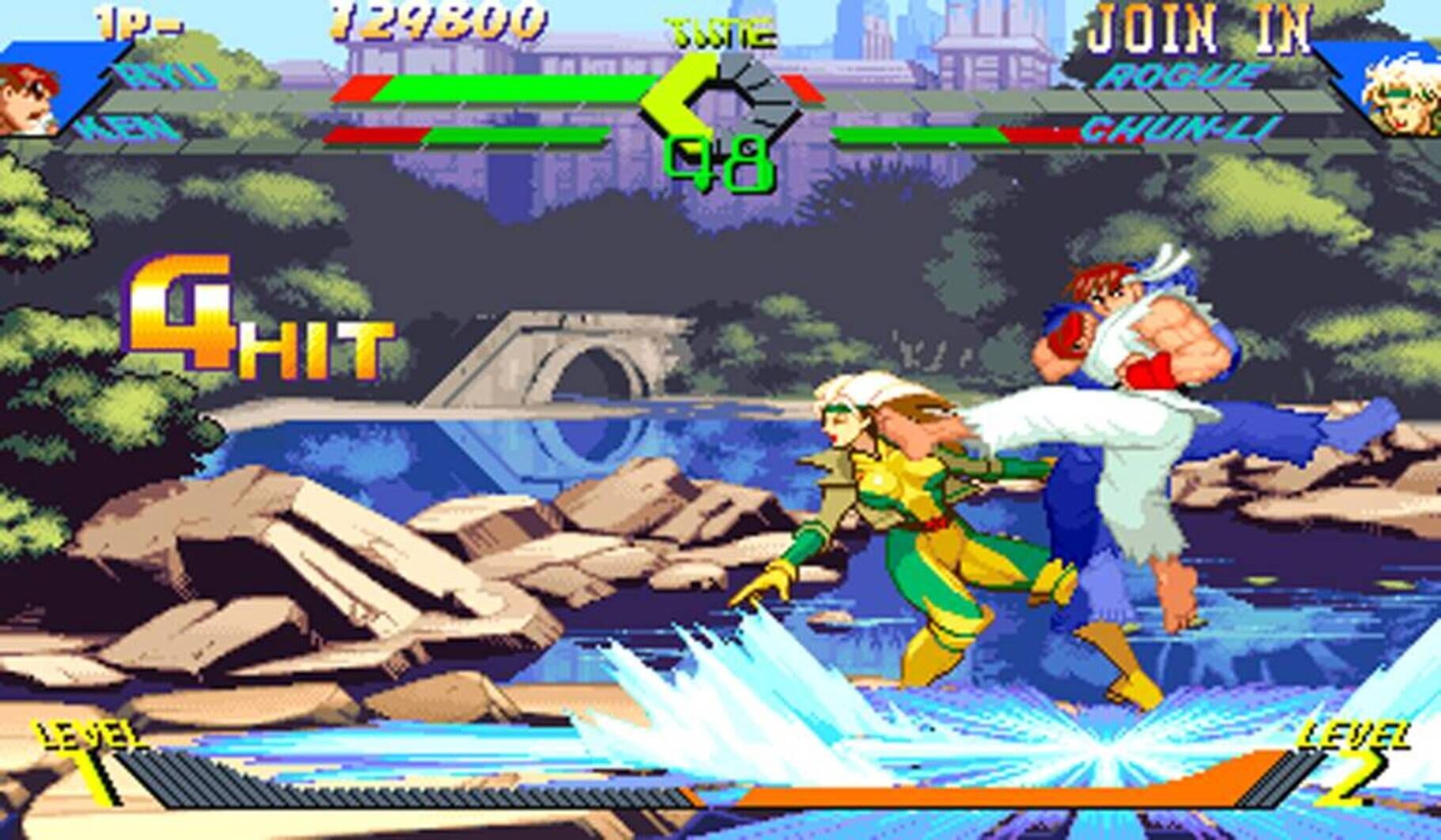 Captura de pantalla - X-Men vs. Street Fighter