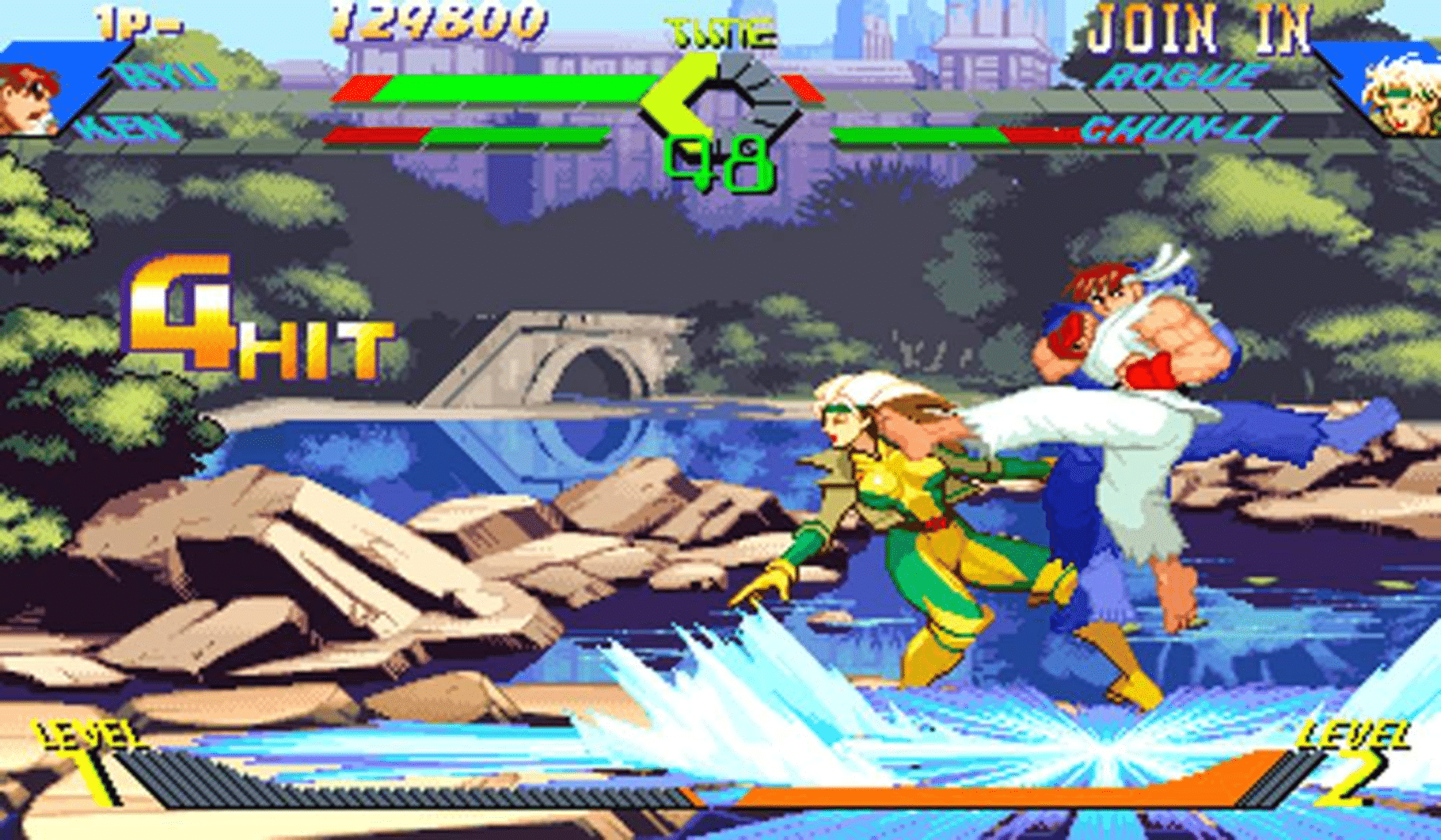 X-Men vs. Street Fighter screenshot