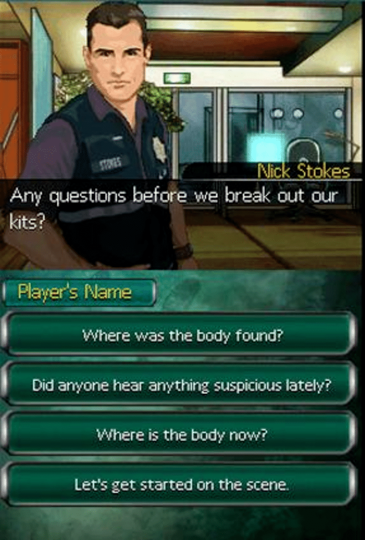 CSI: Unsolved screenshot