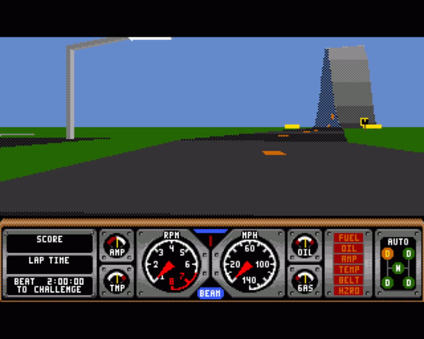 Captura de pantalla - Hard Drivin'