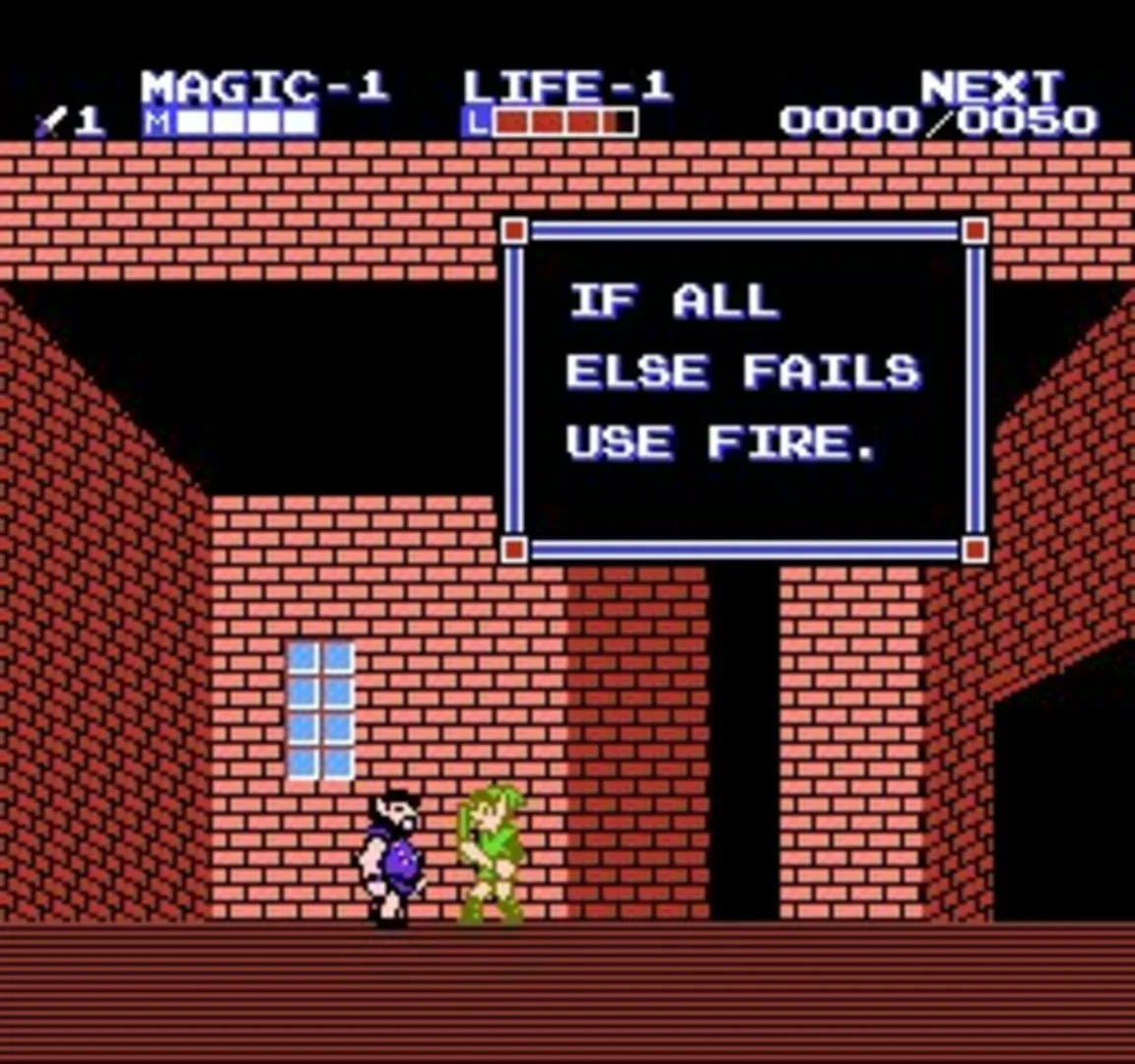 Captura de pantalla - Zelda II: The Adventure of Link