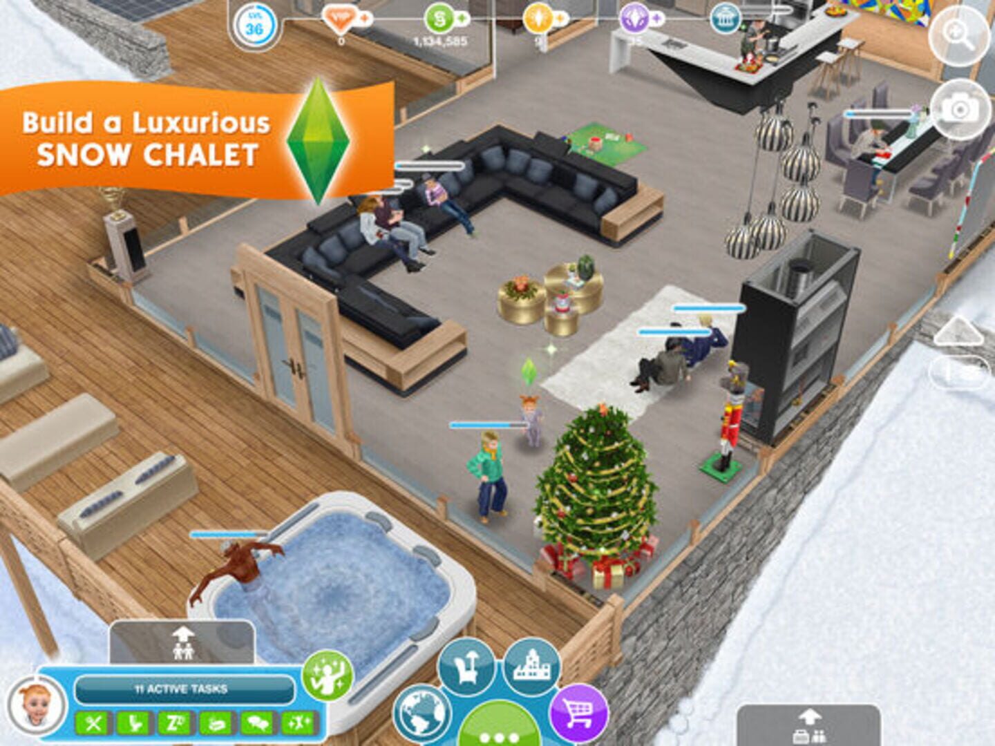 Captura de pantalla - The Sims FreePlay