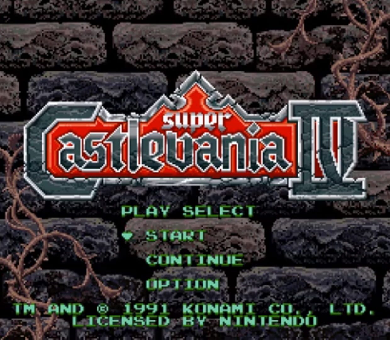 Captura de pantalla - Super Castlevania IV