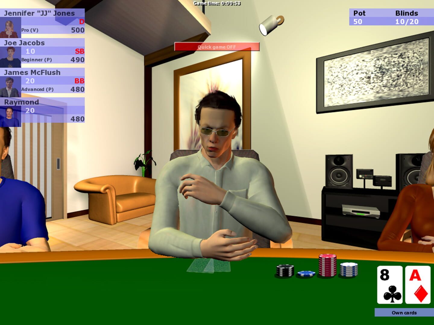 Poker Simulator - Screenshot