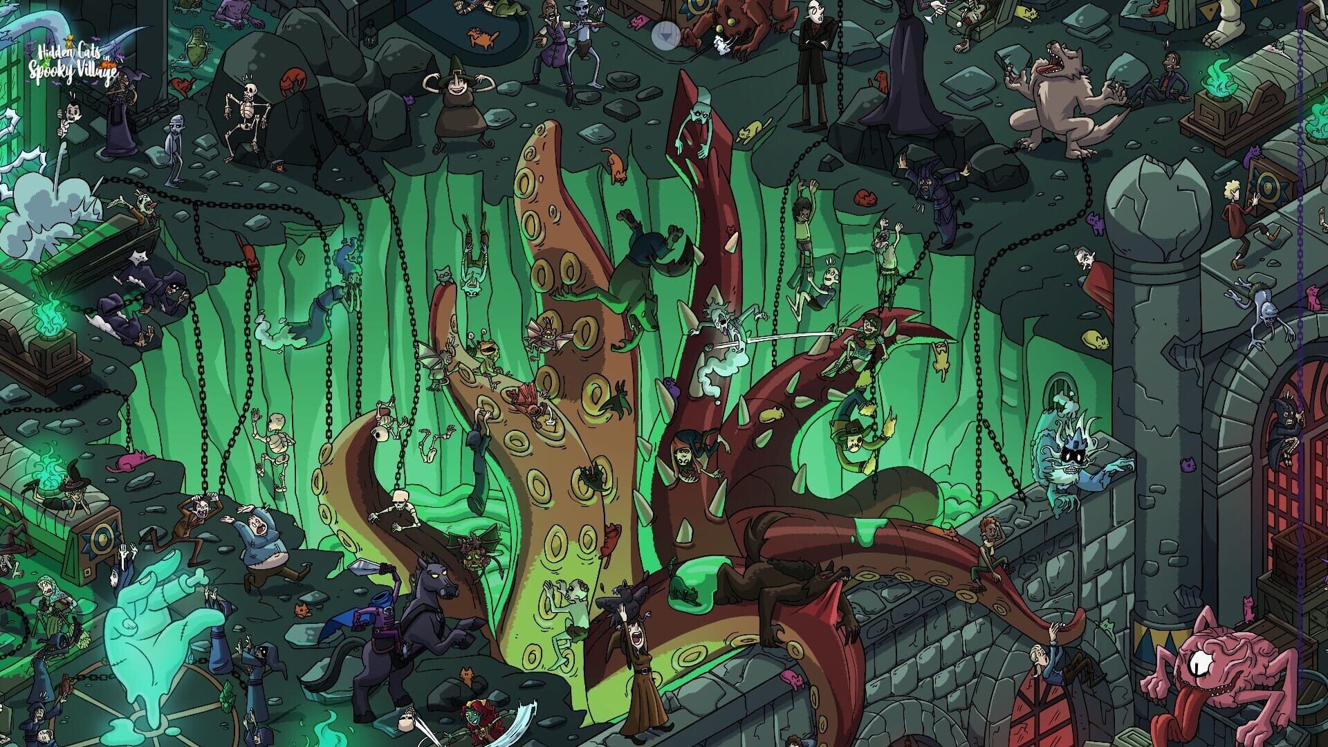 Hidden Cats in Spooky Village
