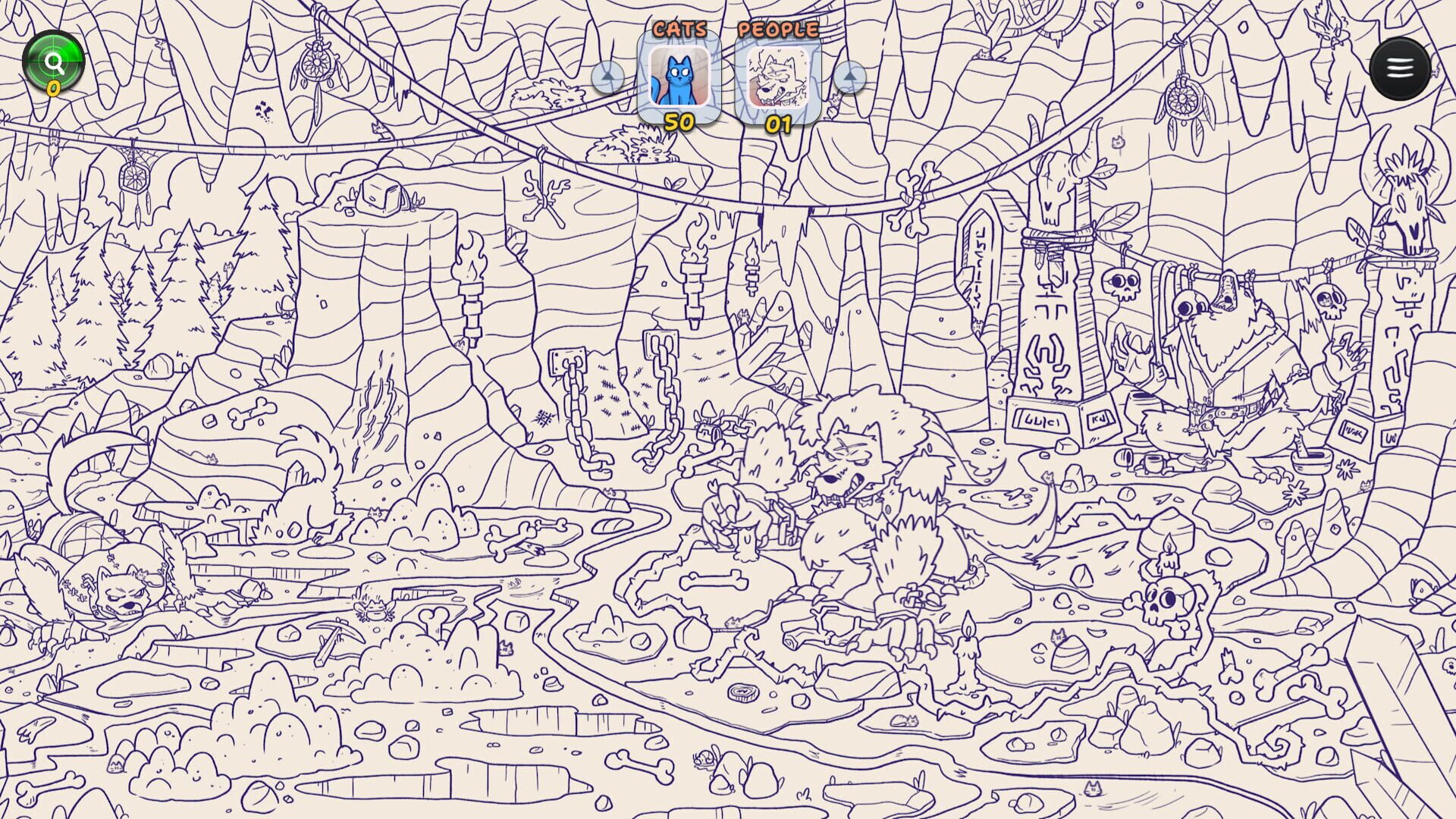 Hidden Cats in Spooky Village