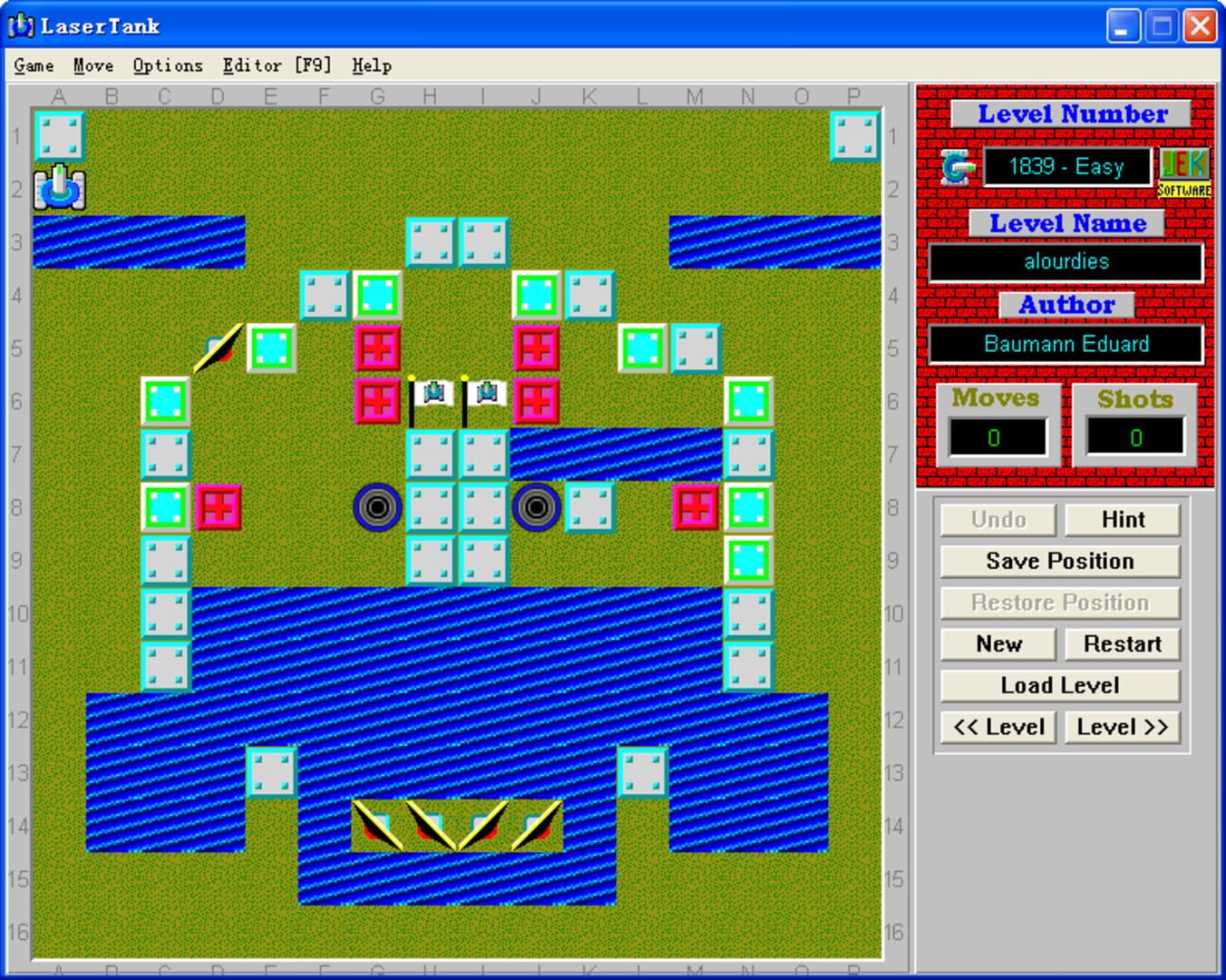 Laser Tank - Screenshot
