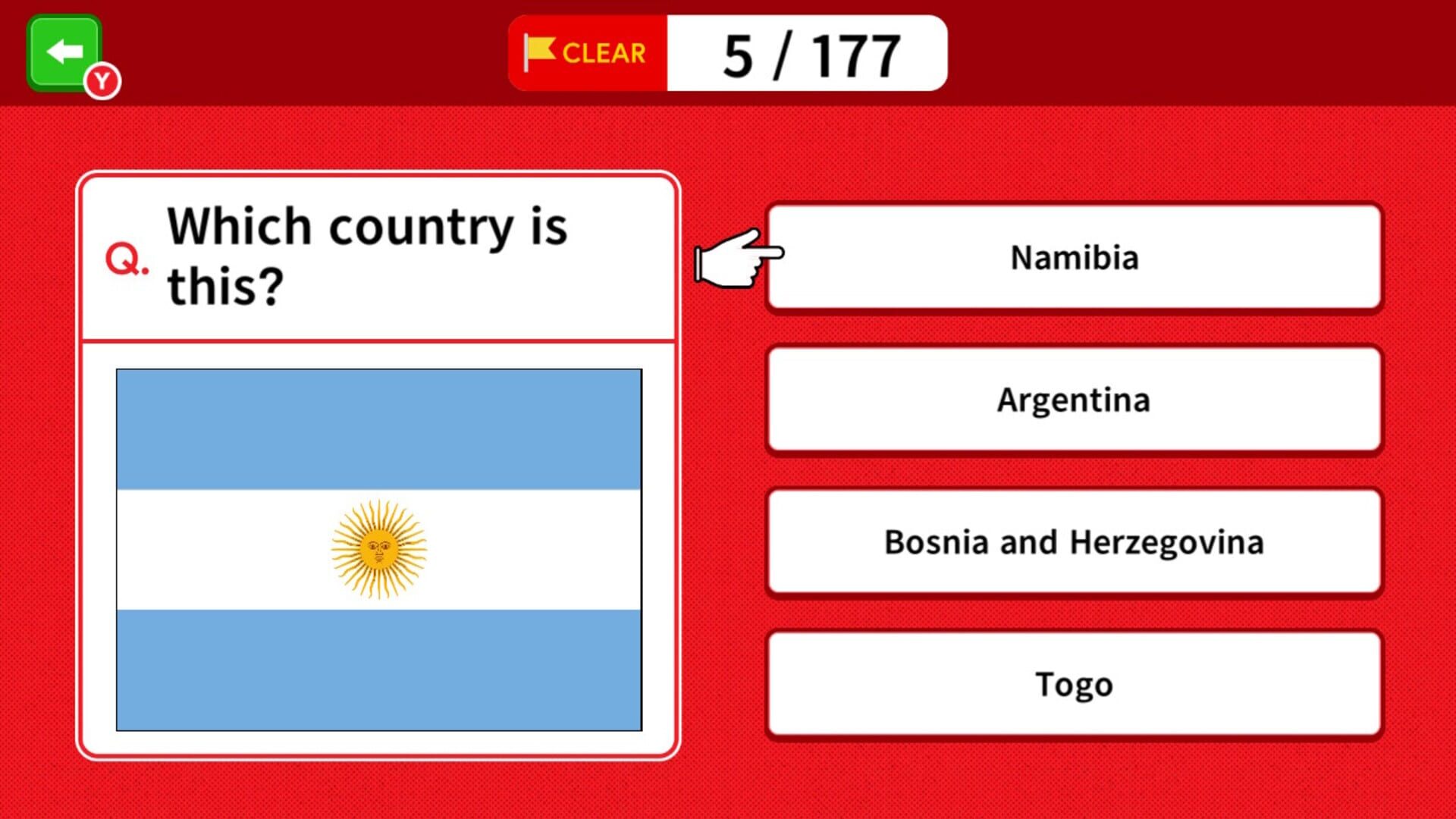 Flag Trivia Quiz: Four Choices!