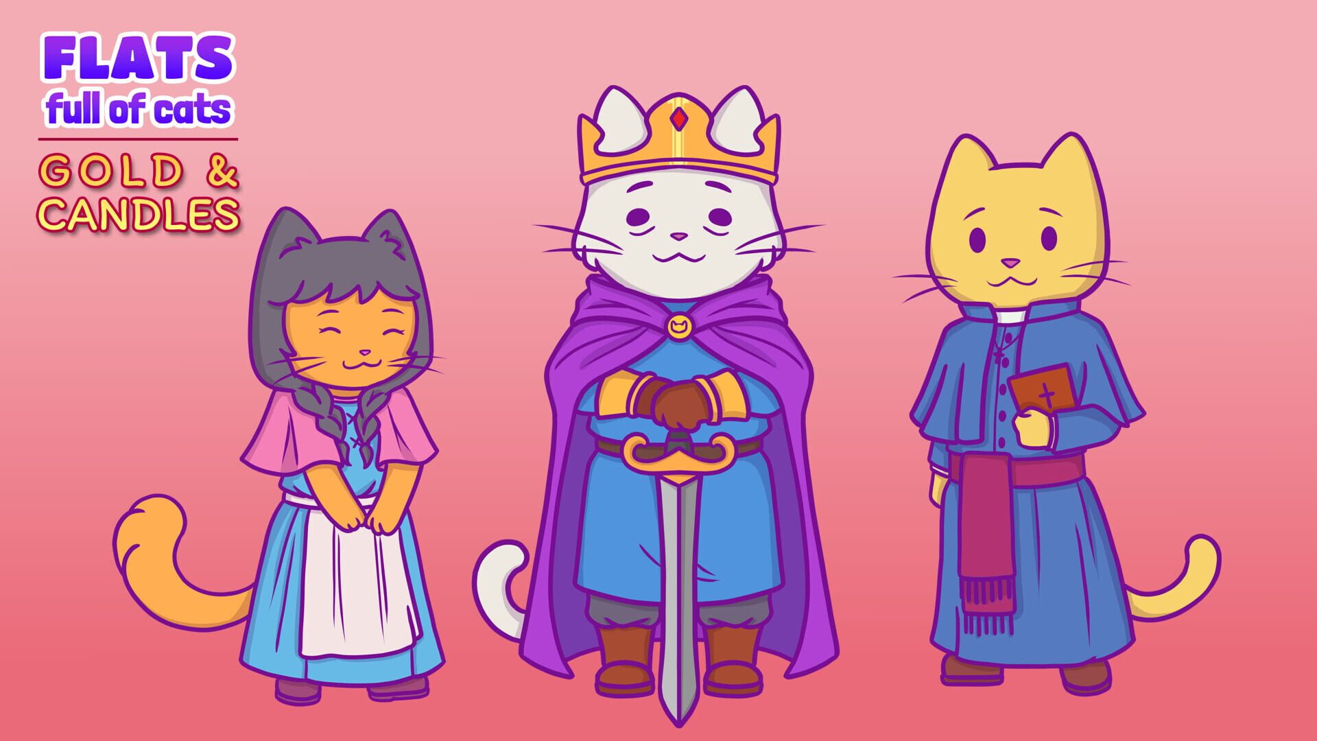 Flats Full of Cats: Gold & Candles