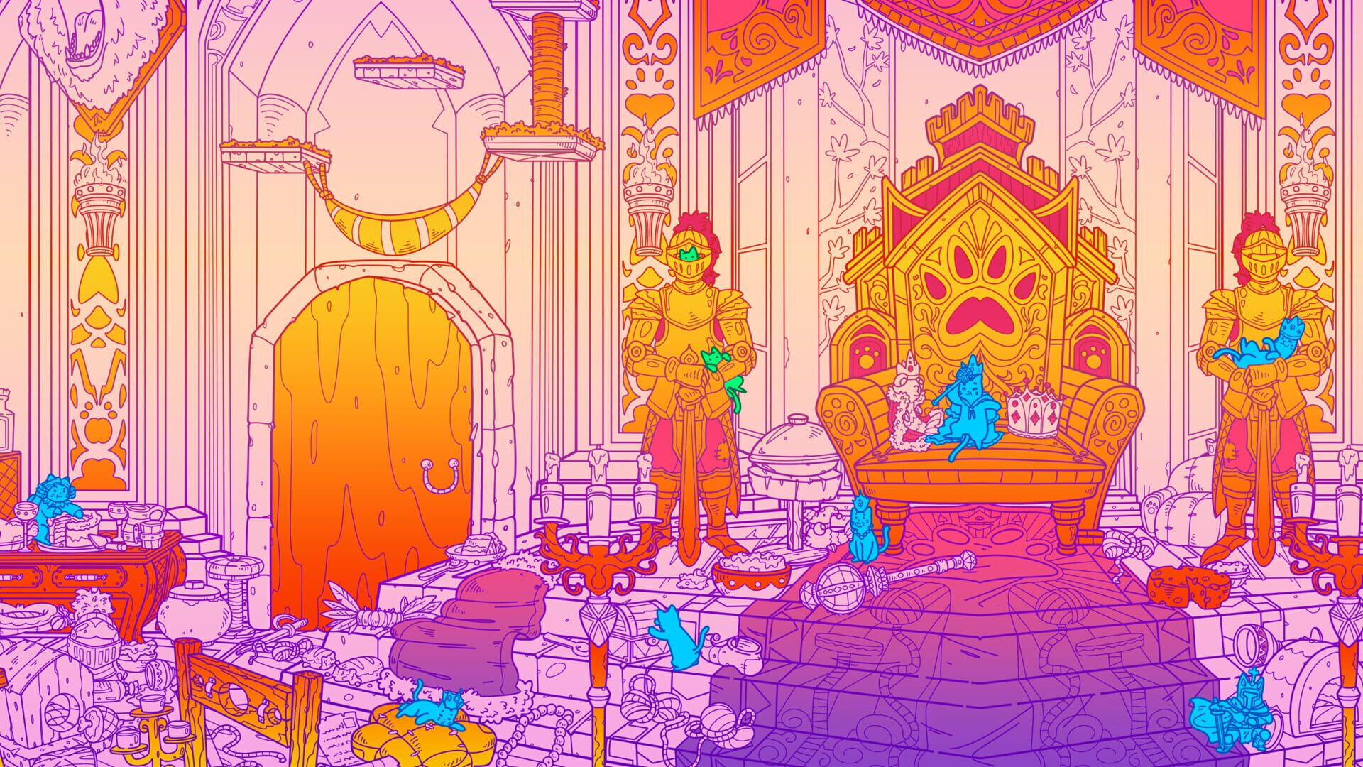 Flats Full of Cats: Gold & Candles