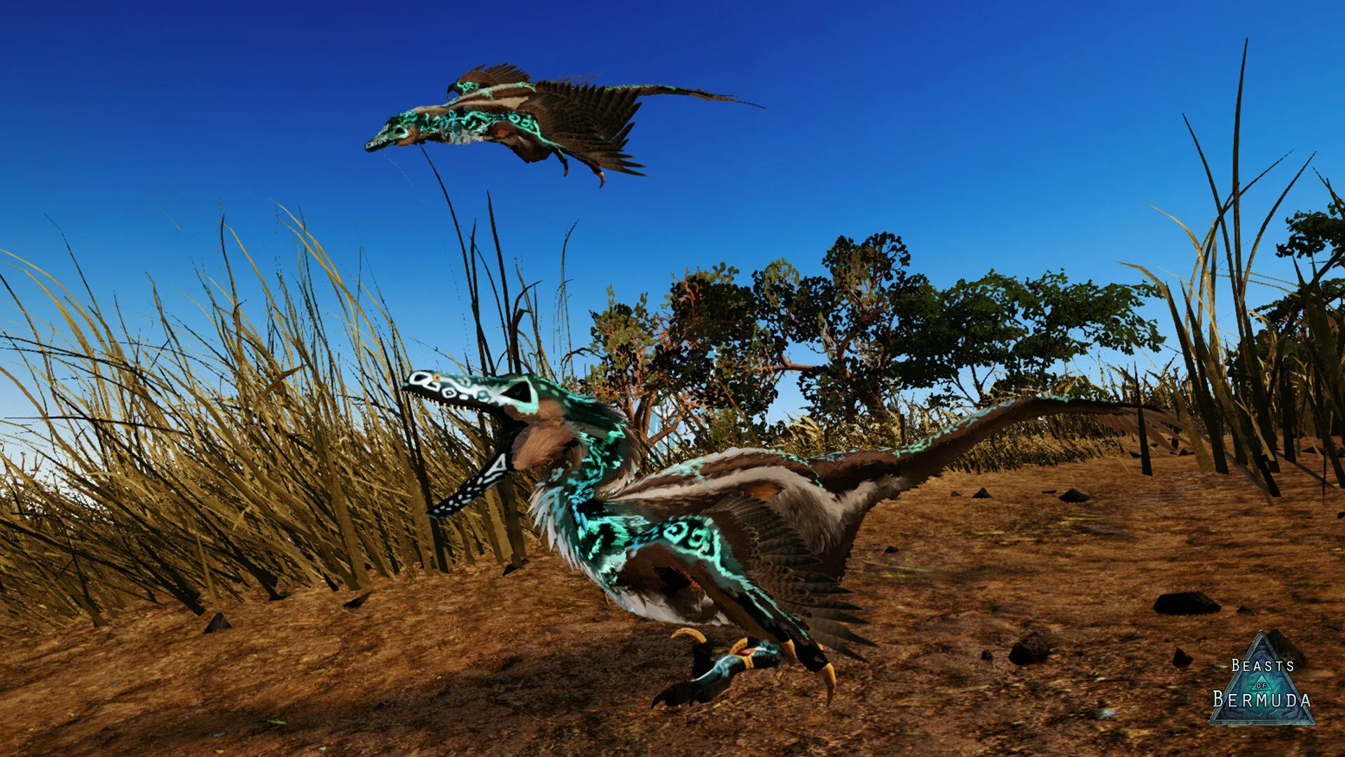 Beasts of Bermuda: Velociraptor Supporter Warpaint
