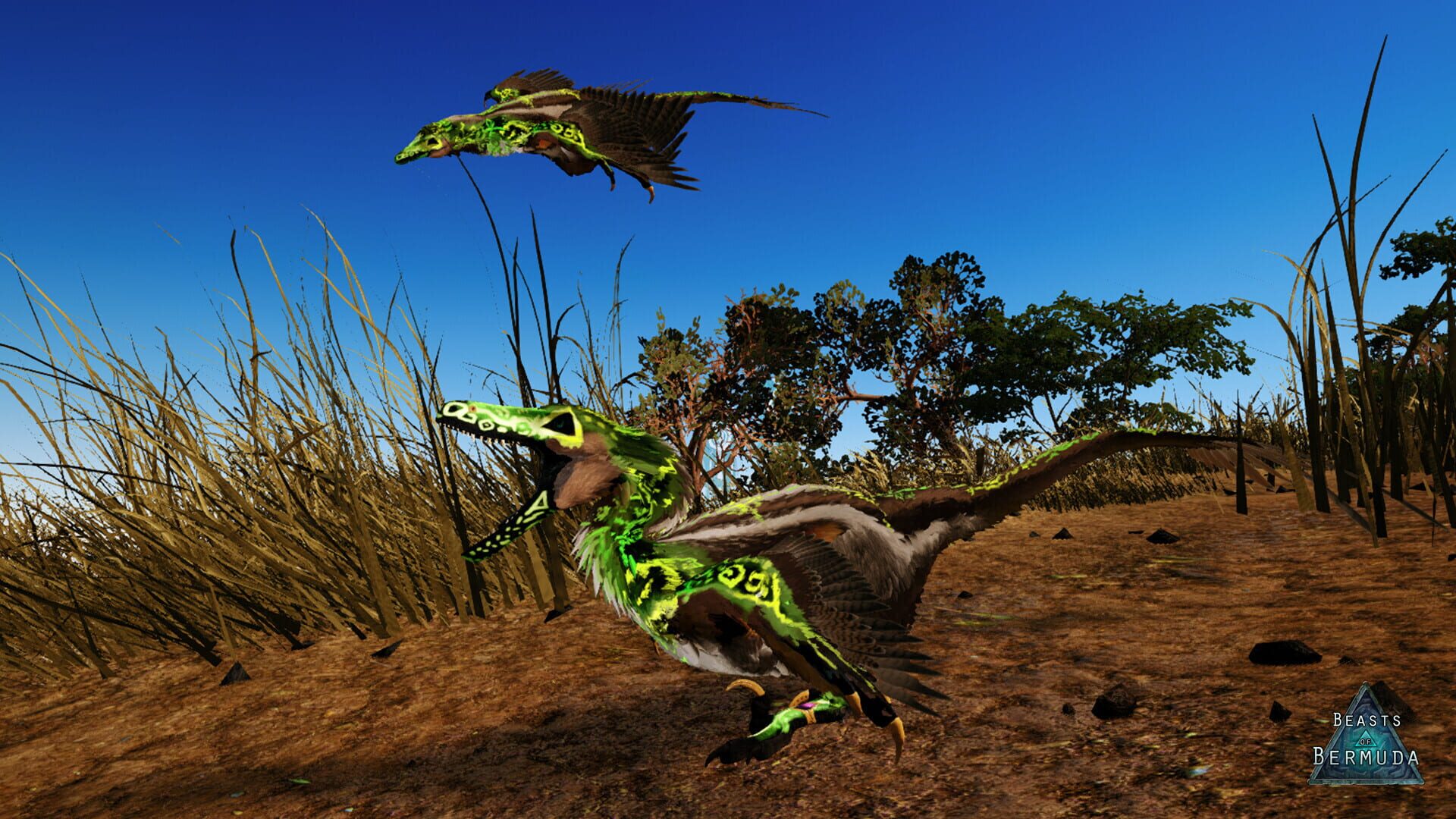 Beasts of Bermuda: Velociraptor Supporter Warpaint