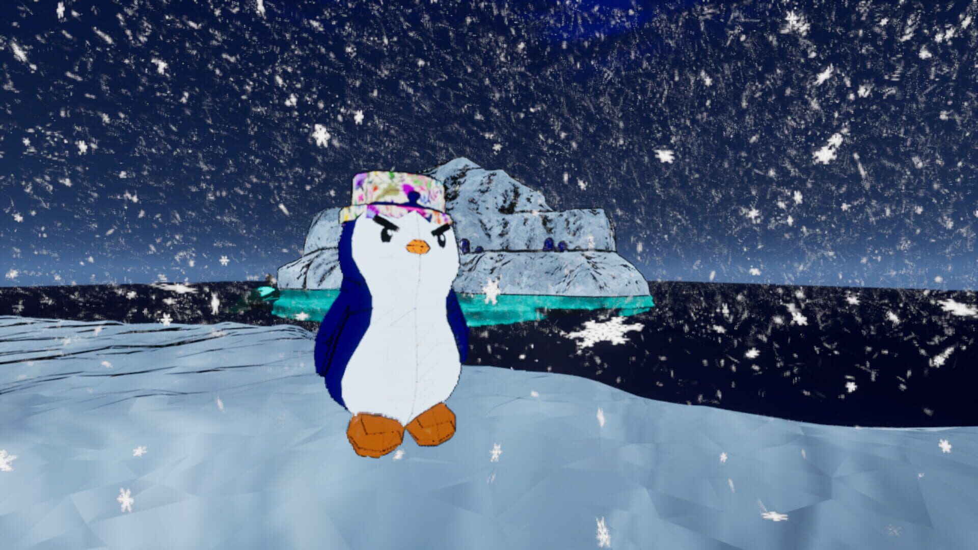 Frostbite Frenzy: Flower Hat