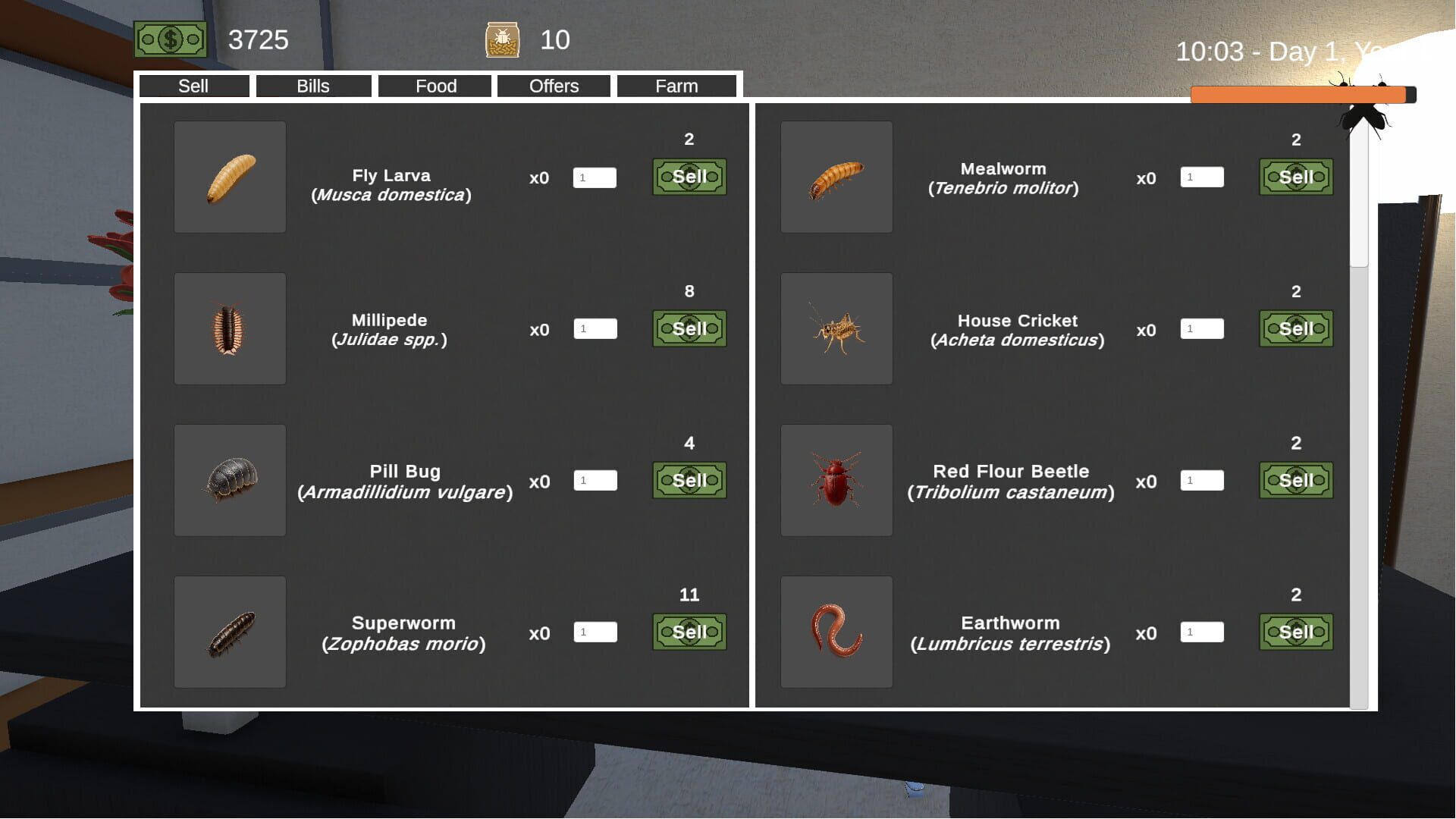 BugLab Simulator