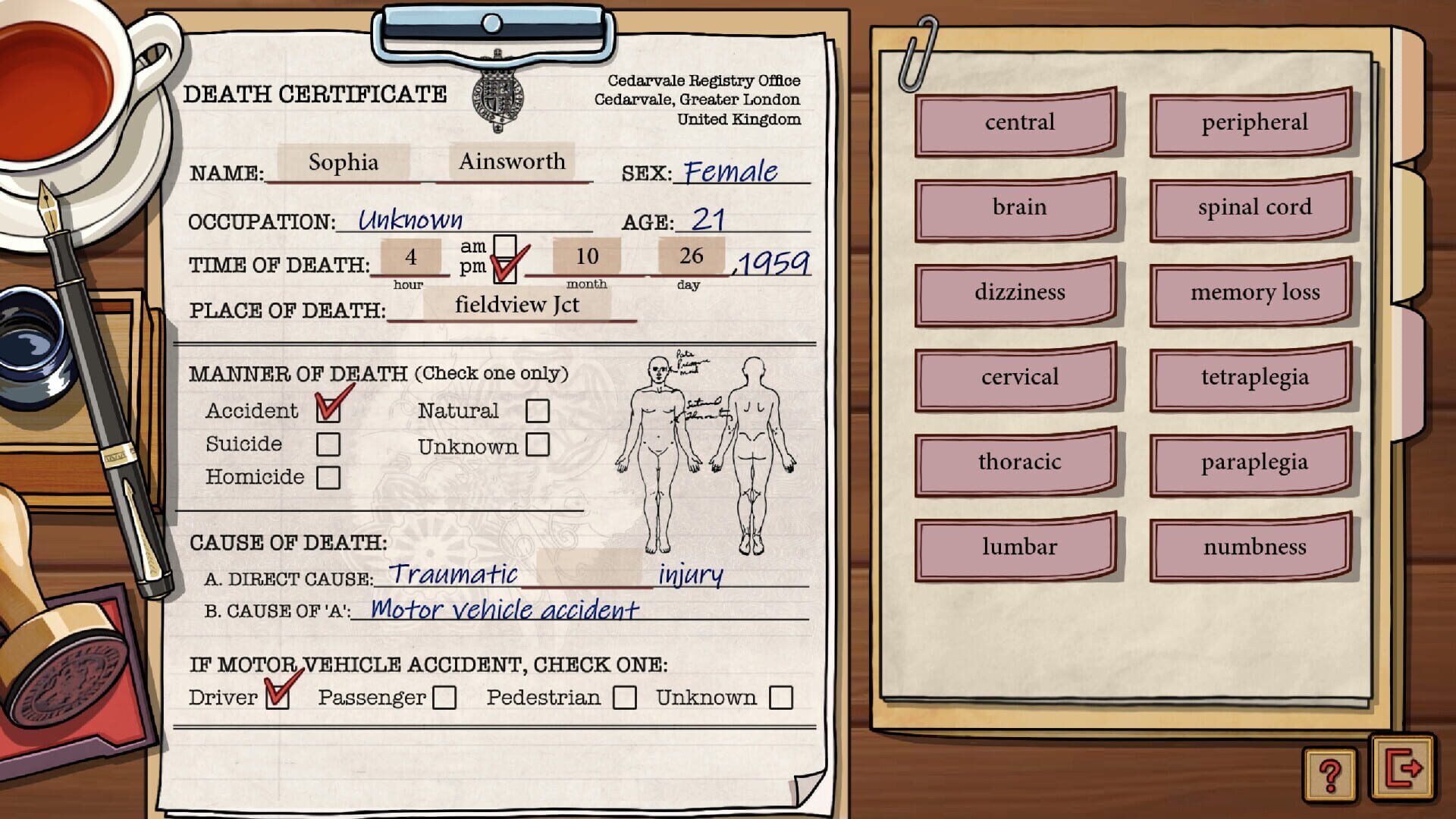 Death at Fleming Manor - Screenshot
