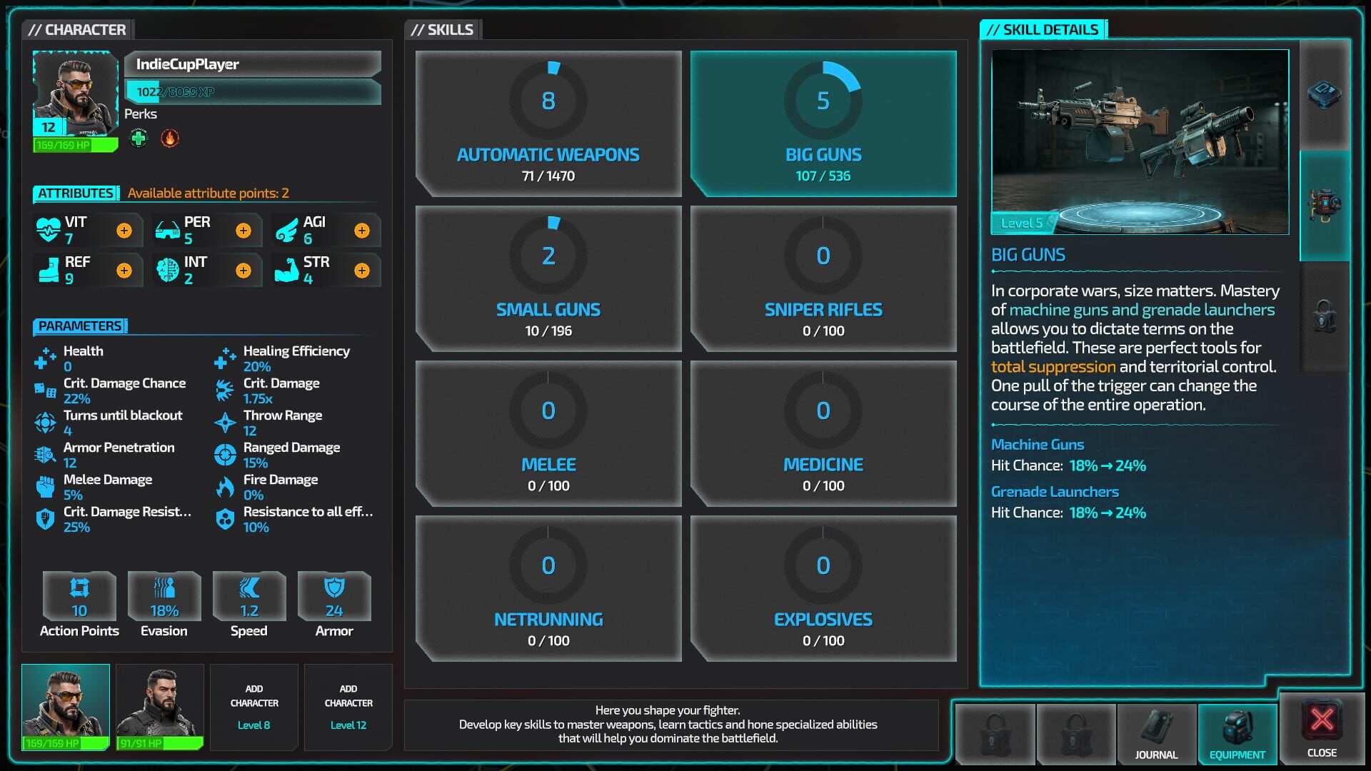 Humanity Echo: Cyberpunk Tactical RPG