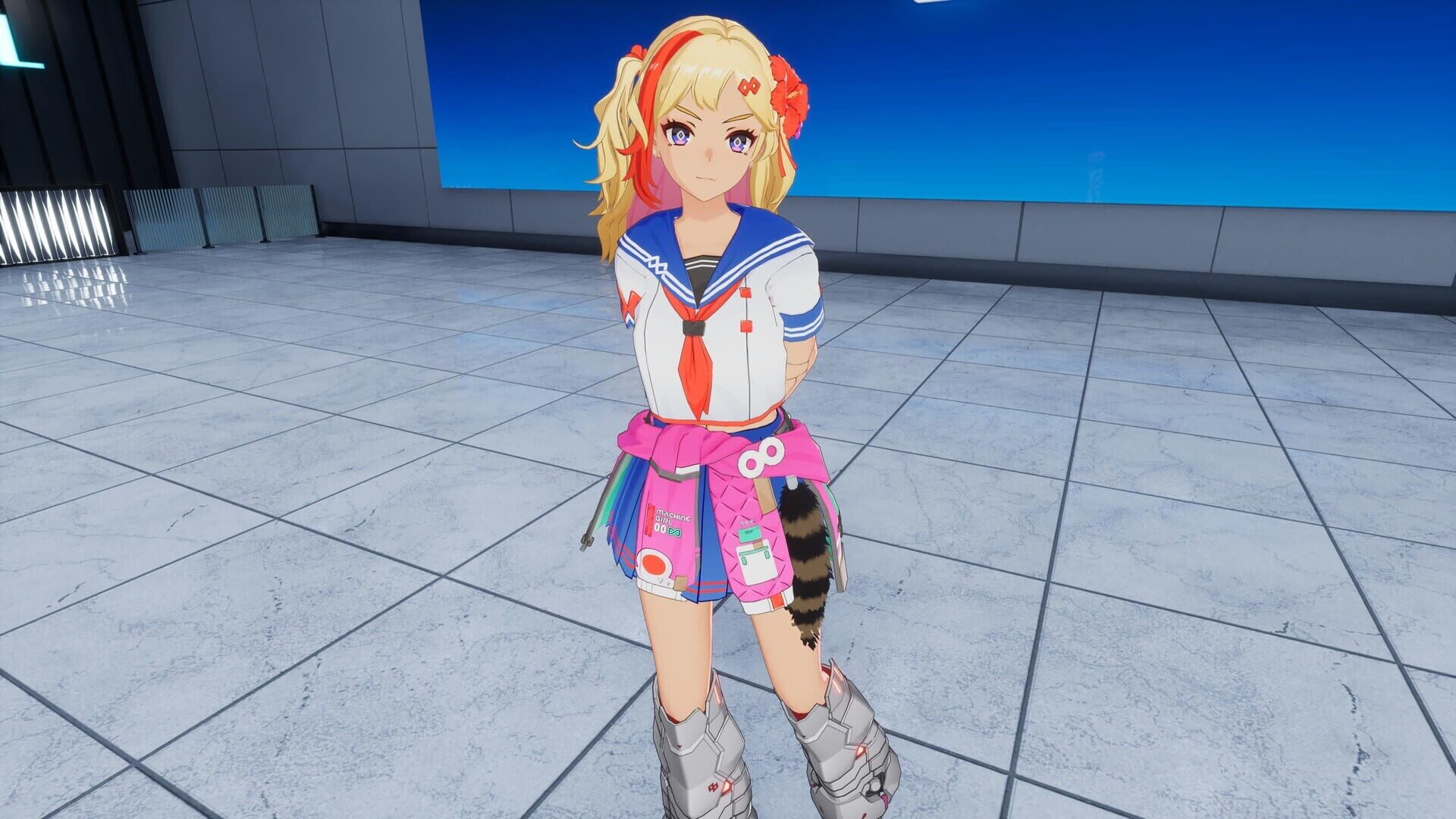 Full Metal Schoolgirl: Accessory - "Brown Raccoon Tail"
