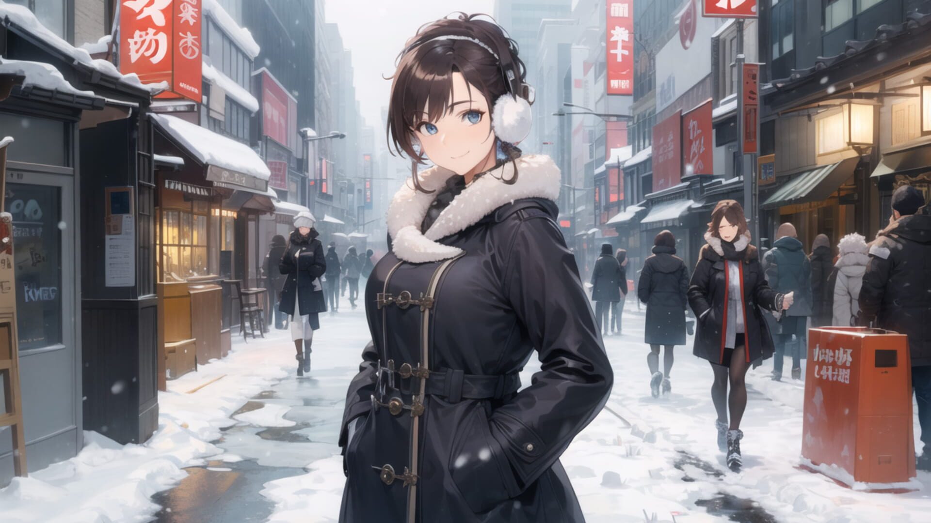 Anime Girls: Tokyo Christmas