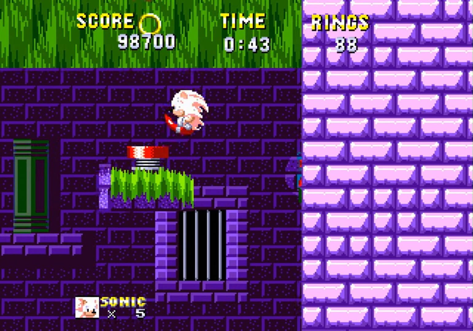 Sonic 1 on Bird Hill Island