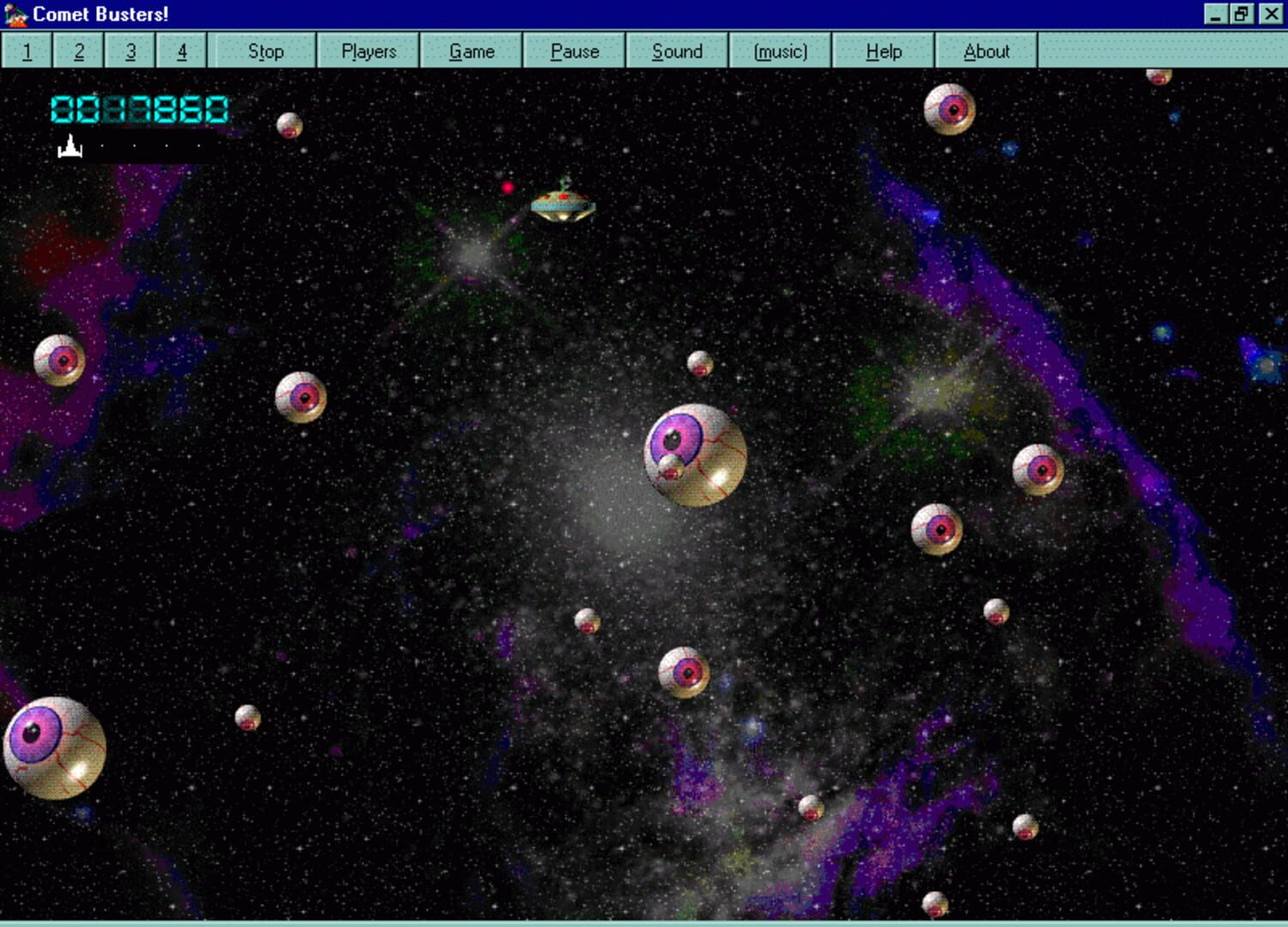 Comet Busters! - Screenshot