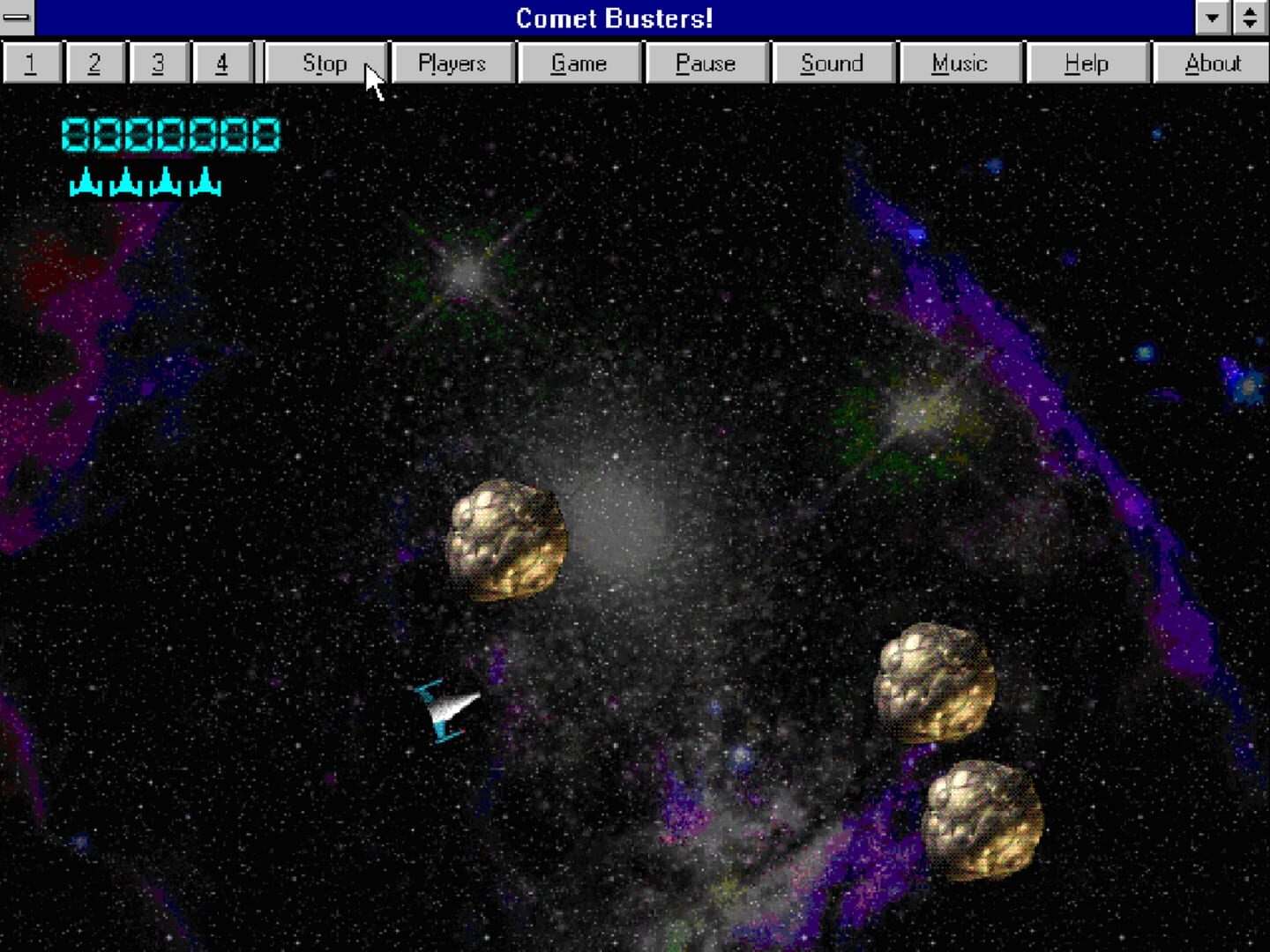Comet Busters! - Screenshot