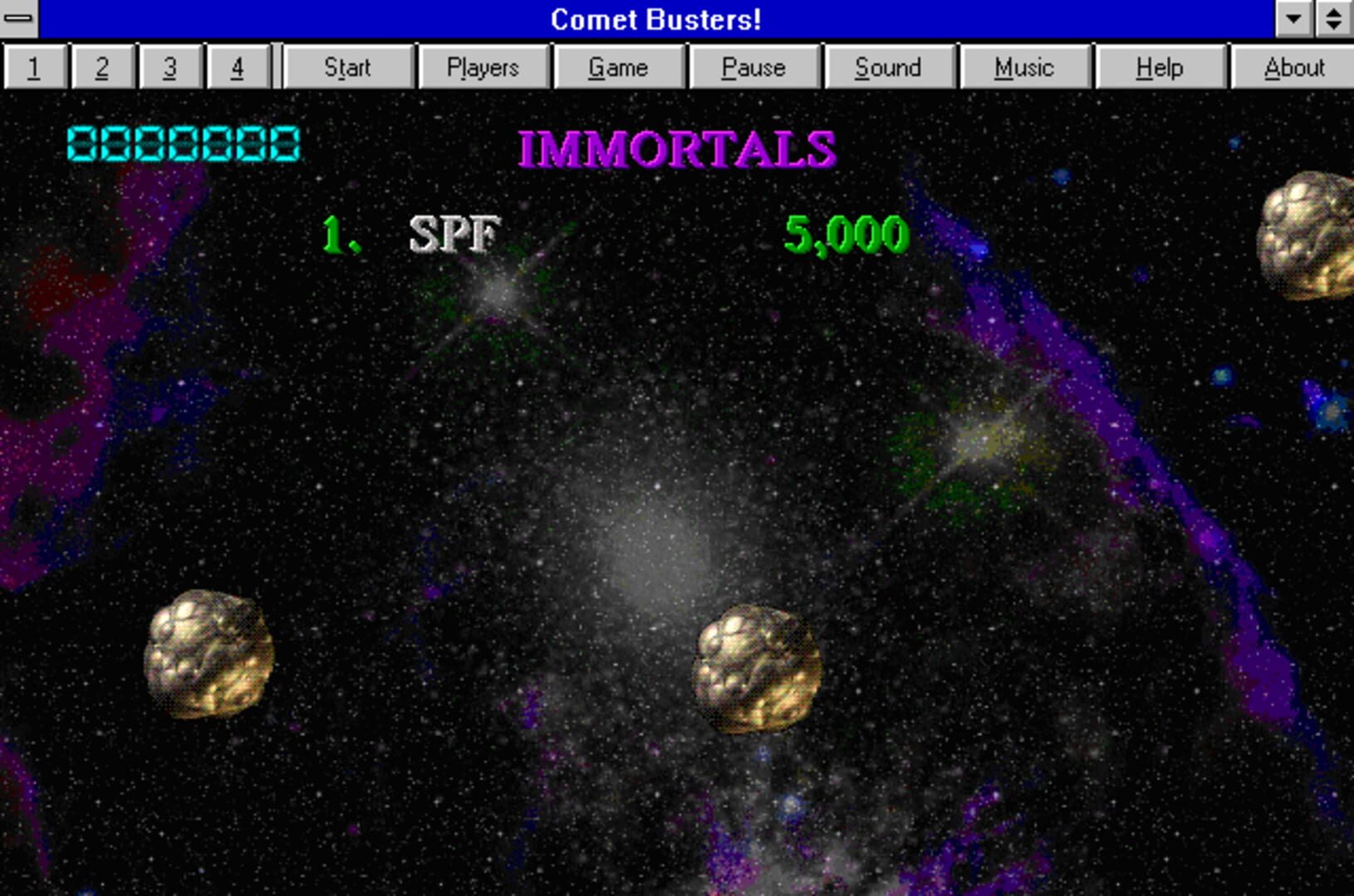 Comet Busters! - Screenshot
