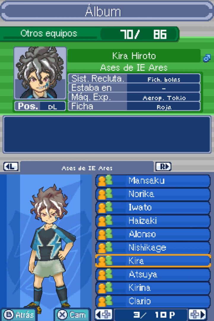 Inazuma Eleven Souls 3