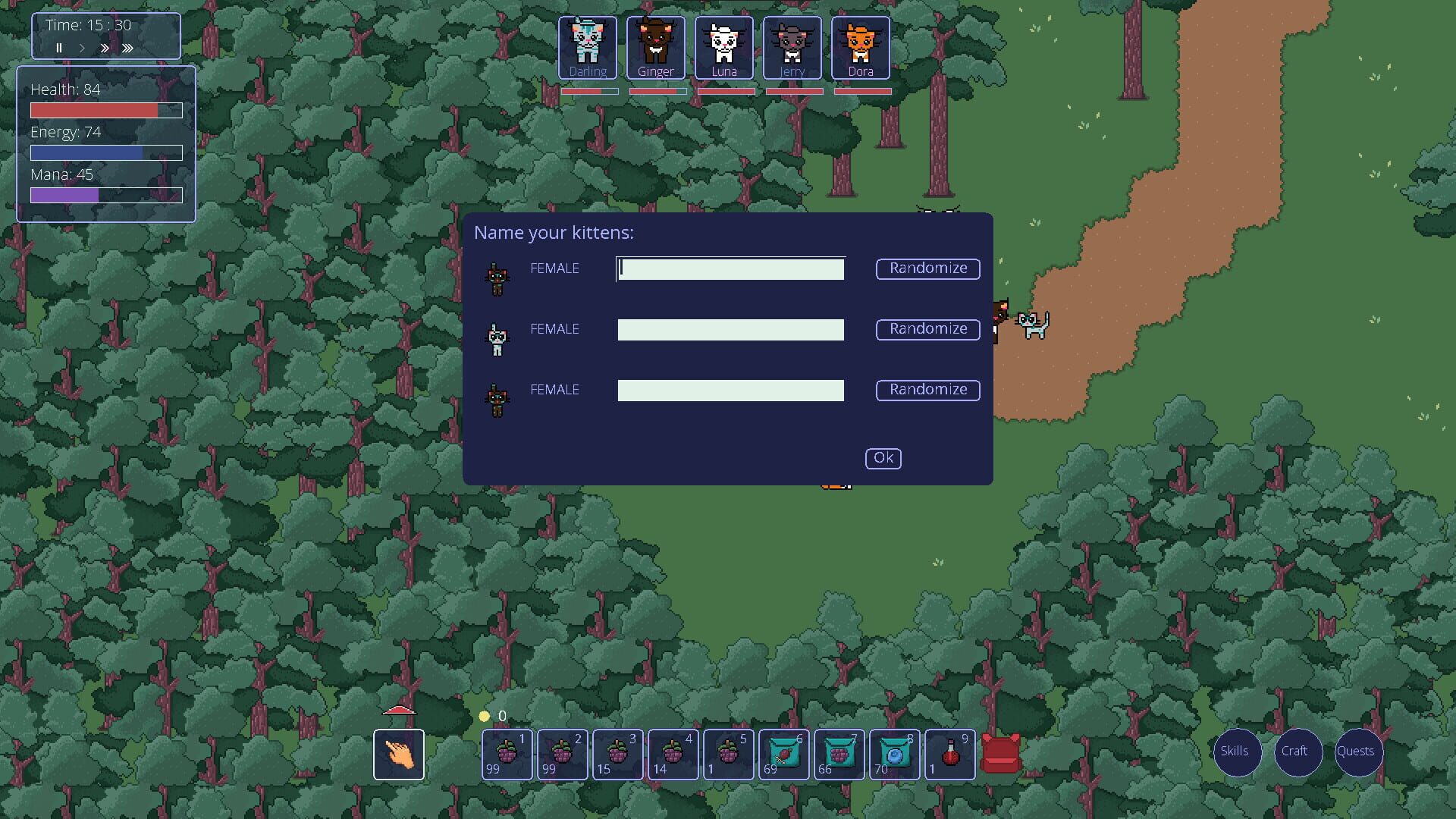Forest Whiskers - Screenshot