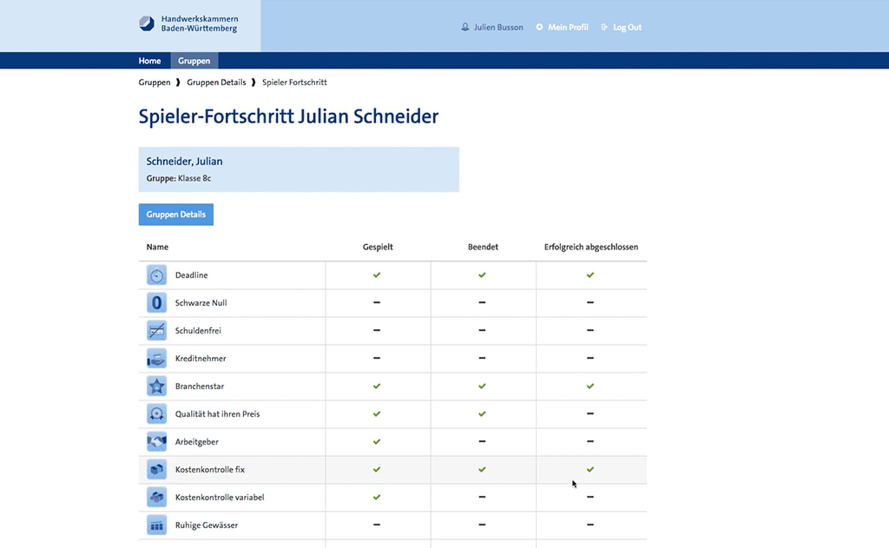 MeisterPower - Screenshot