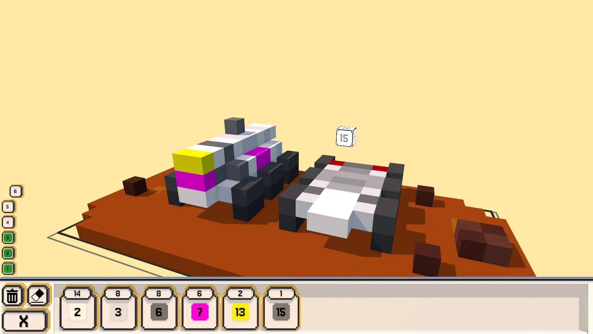 Coloring Voxels: Mars Colony Pack